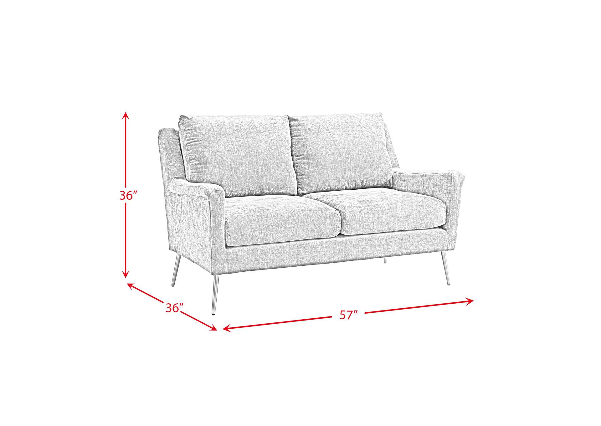 Cambridge Loveseat In Amigo Blush,Elements