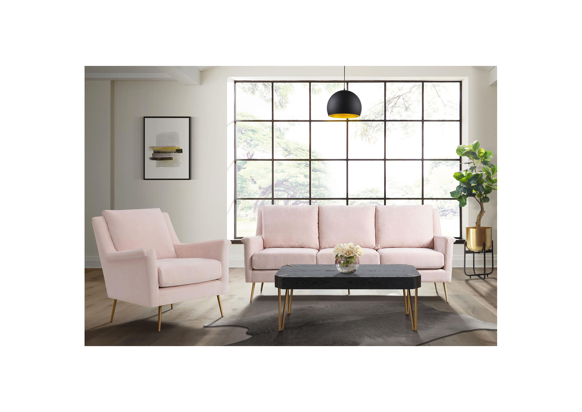 Cambridge Sofa In Amigo Blush,Elements