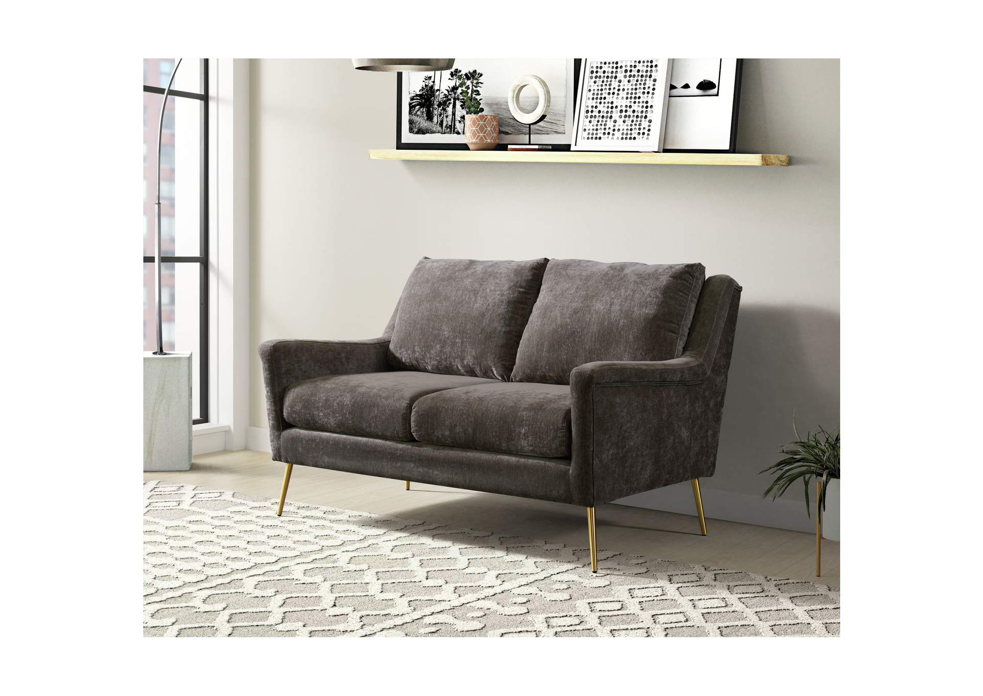 Cambridge Loveseat In Amigo Cocoa,Elements