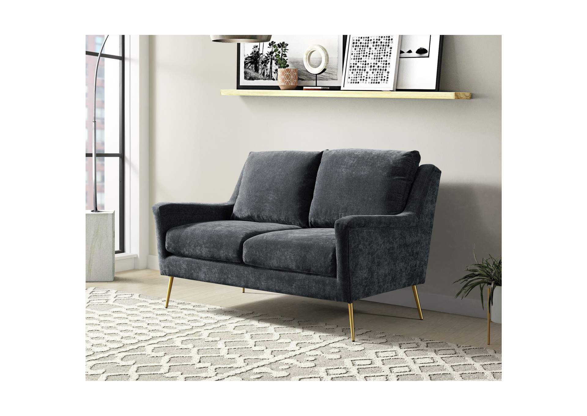 Cambridge Loveseat In Amigo Coal,Elements