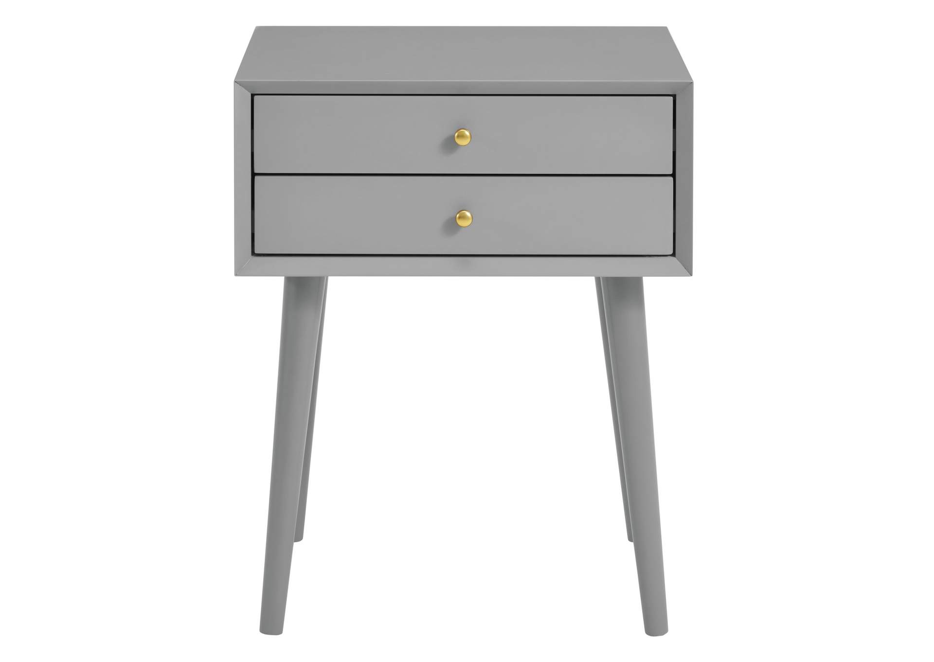 Canterbury Side Table With Power Port USB In Grey,Elements