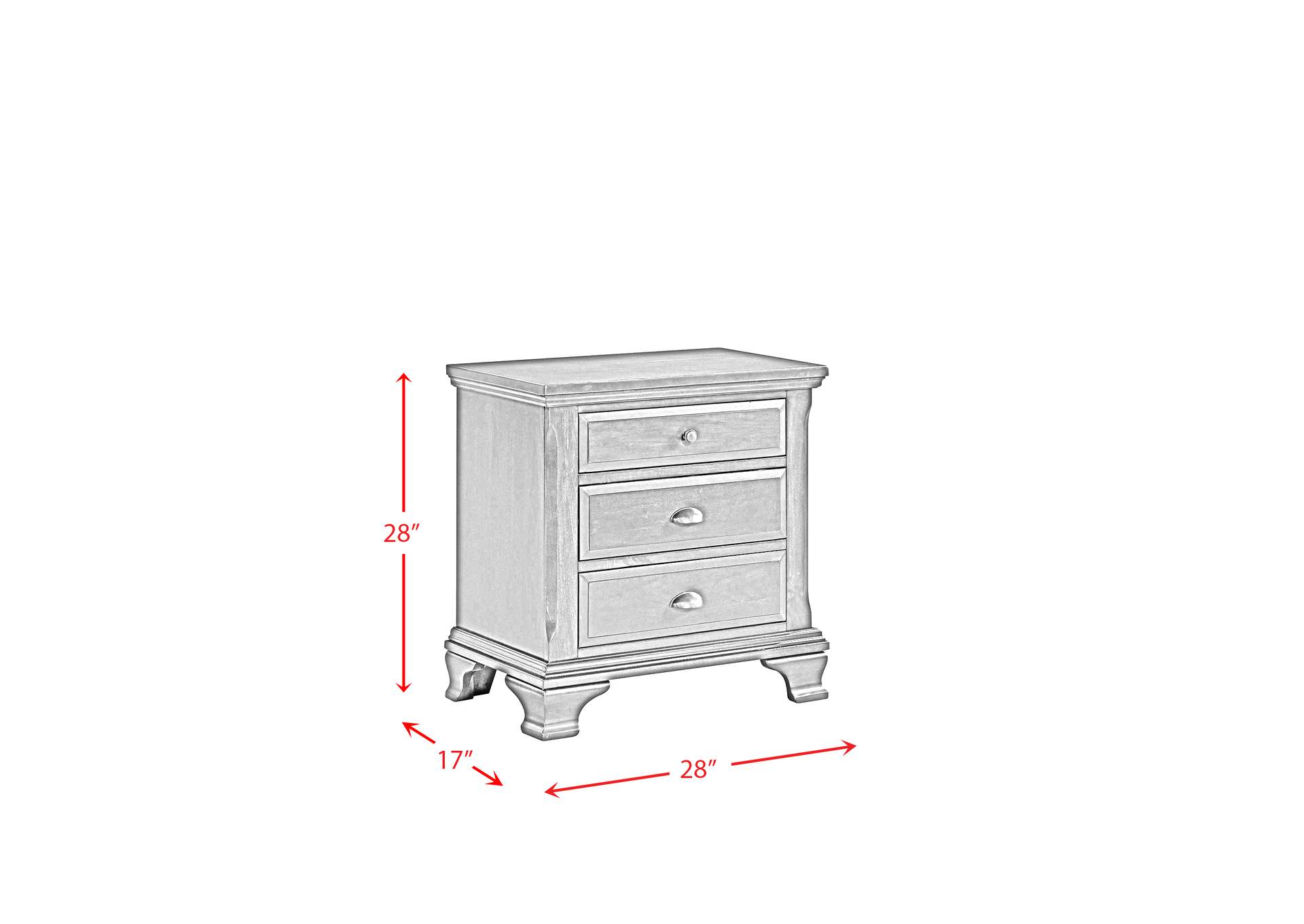 Canton Nightstand Cherry,Elements