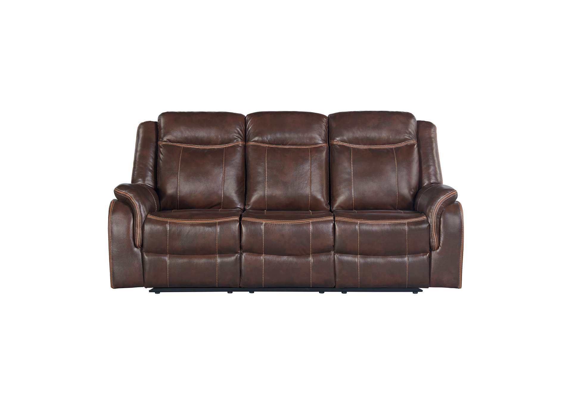 Carrera Motion Glider Sofa With Dropdown In Brown,Elements