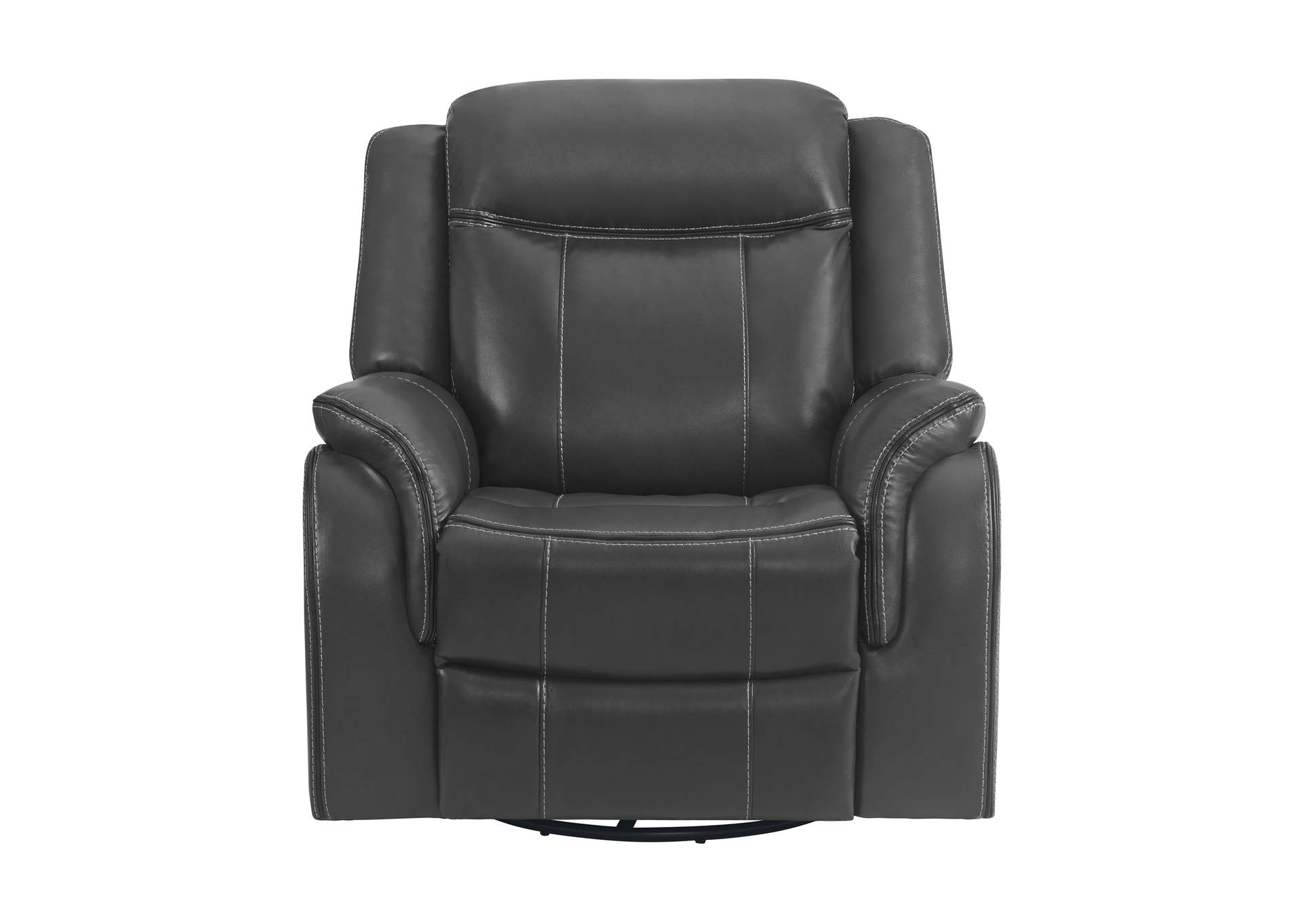 Carrera Swivel Glider Recliner In Grey,Elements