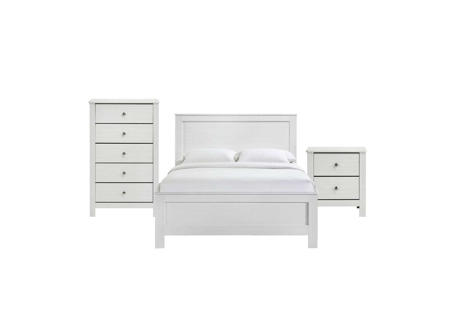 Catalina Youth Full 3 Piece Bedroom Set,Elements