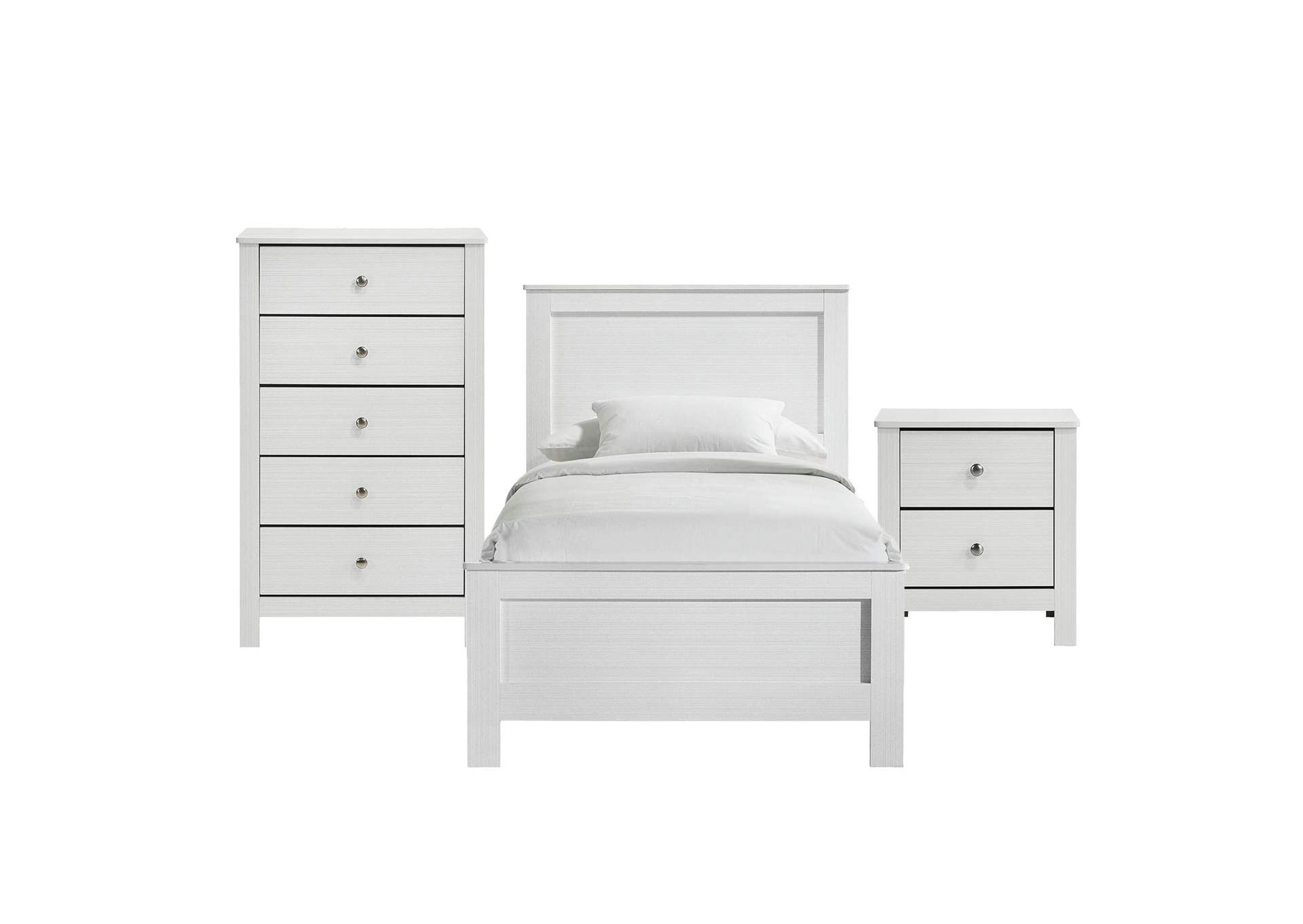 Catalina Youth Twin 3 Piece Bedroom Set,Elements