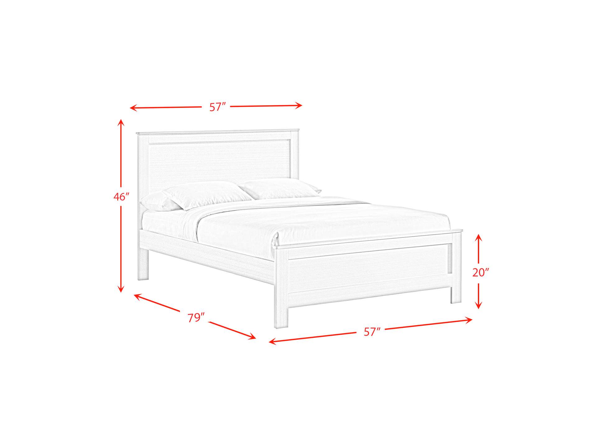 Catalina Youth Full Bed,Elements