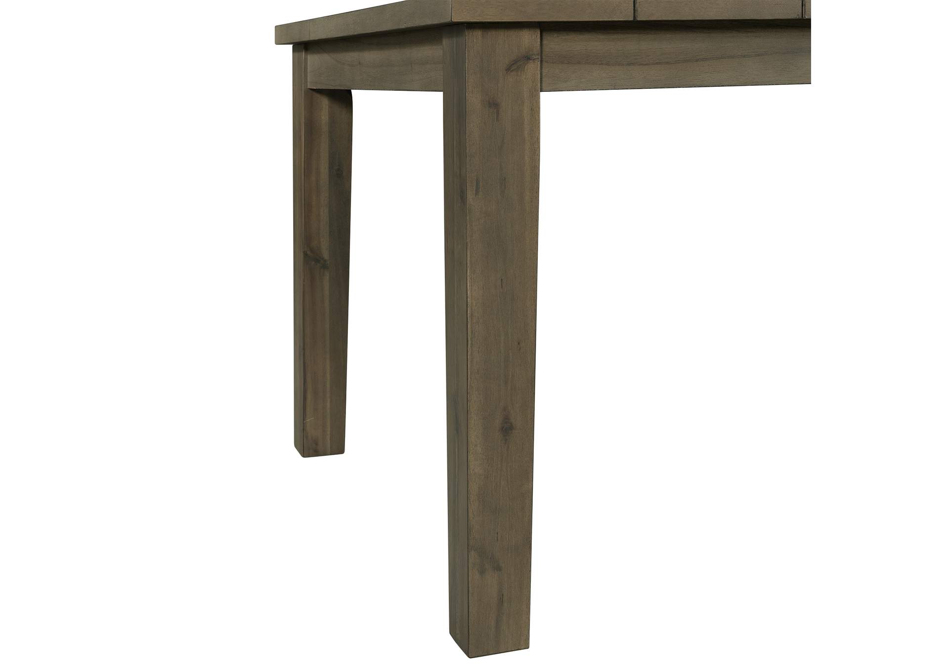 Cato Dining Table With 2 18 Leaves Grey Color,Elements