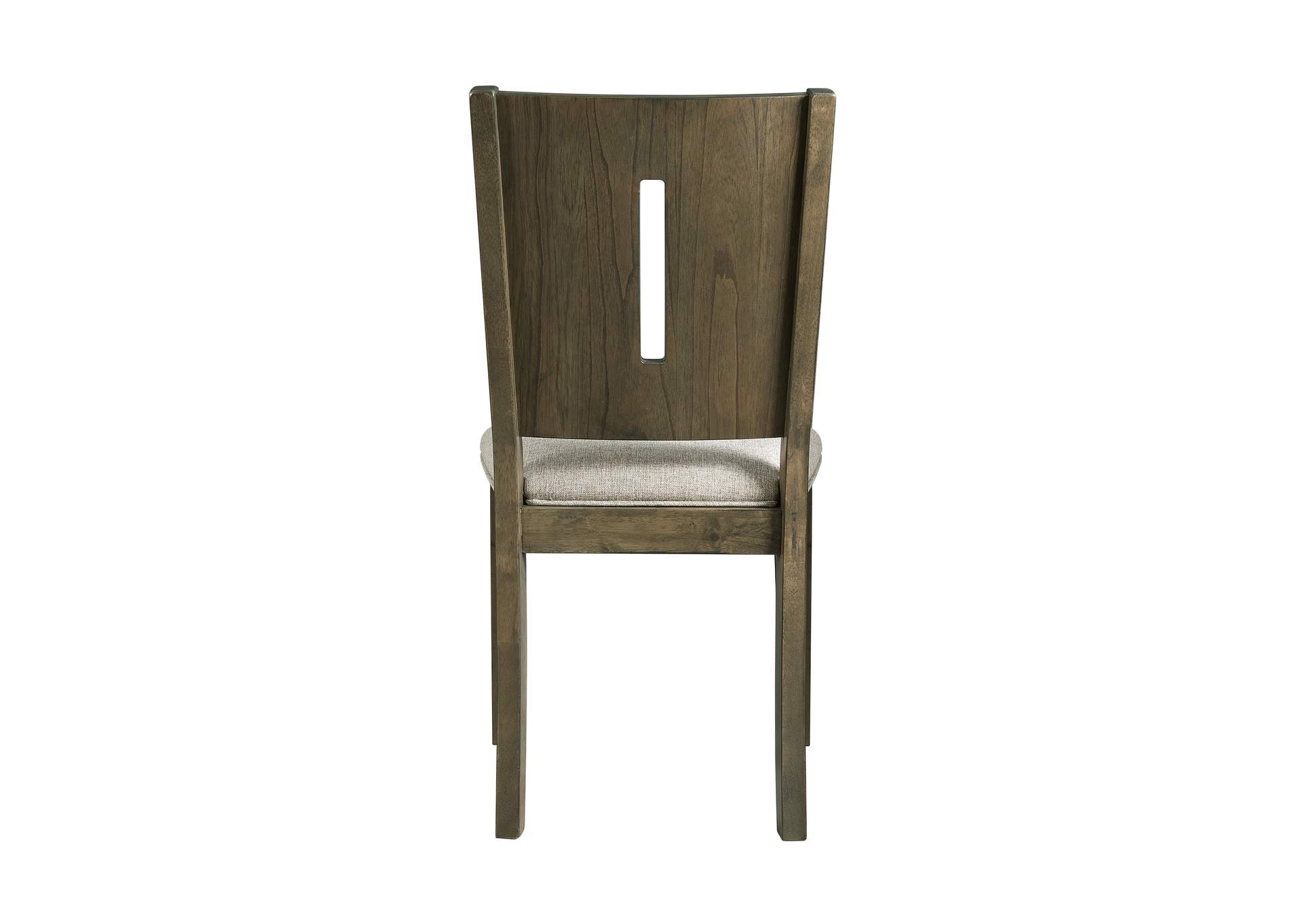 Cato Keyhole Panel Back Side Chair Grey Color 2 Per Pack,Elements