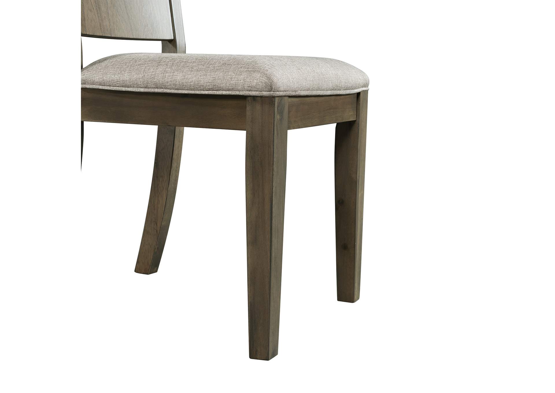 Cato Keyhole Panel Back Side Chair Grey Color 2 Per Pack,Elements