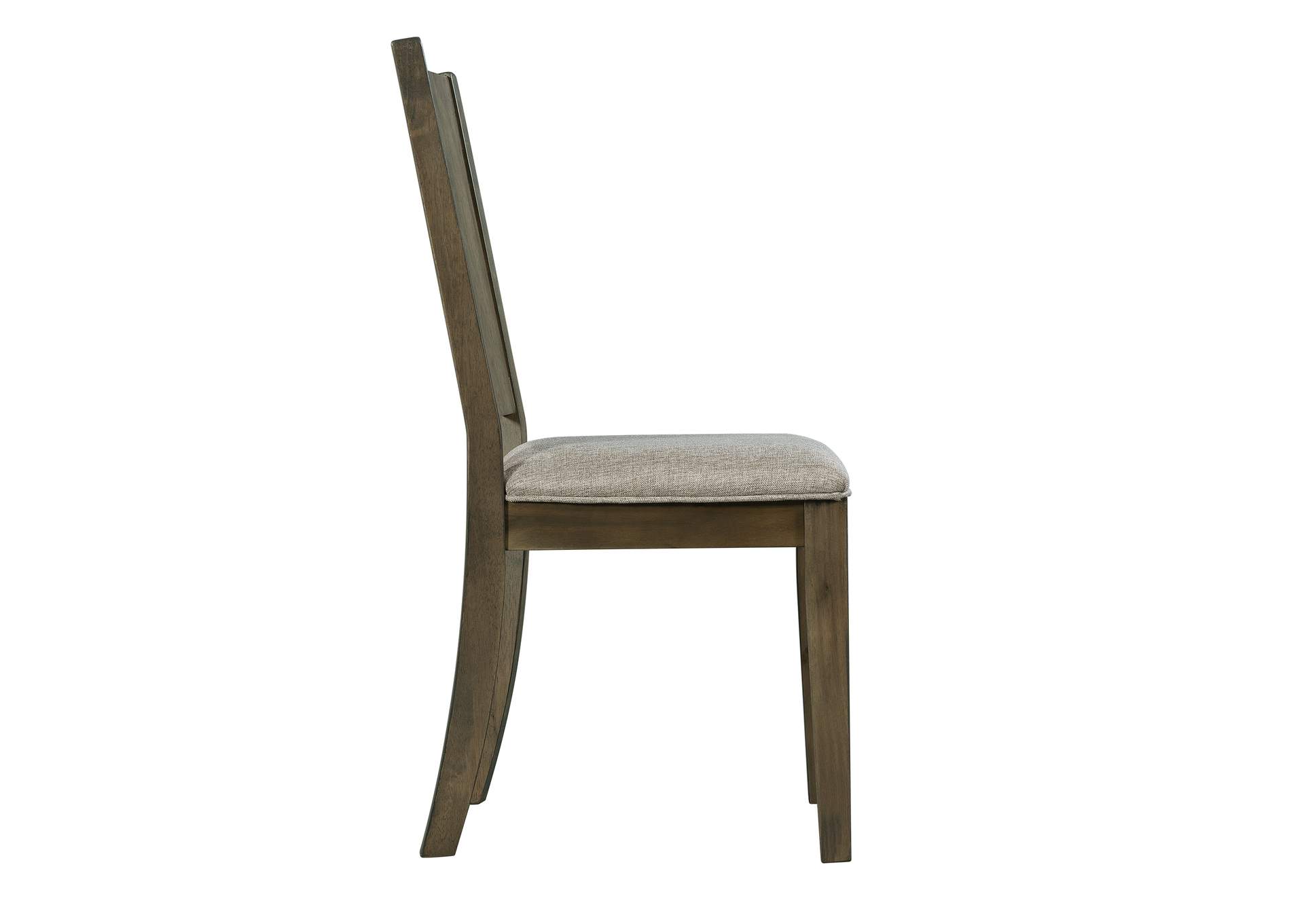 Cato Keyhole Panel Back Side Chair Grey Color 2 Per Pack,Elements