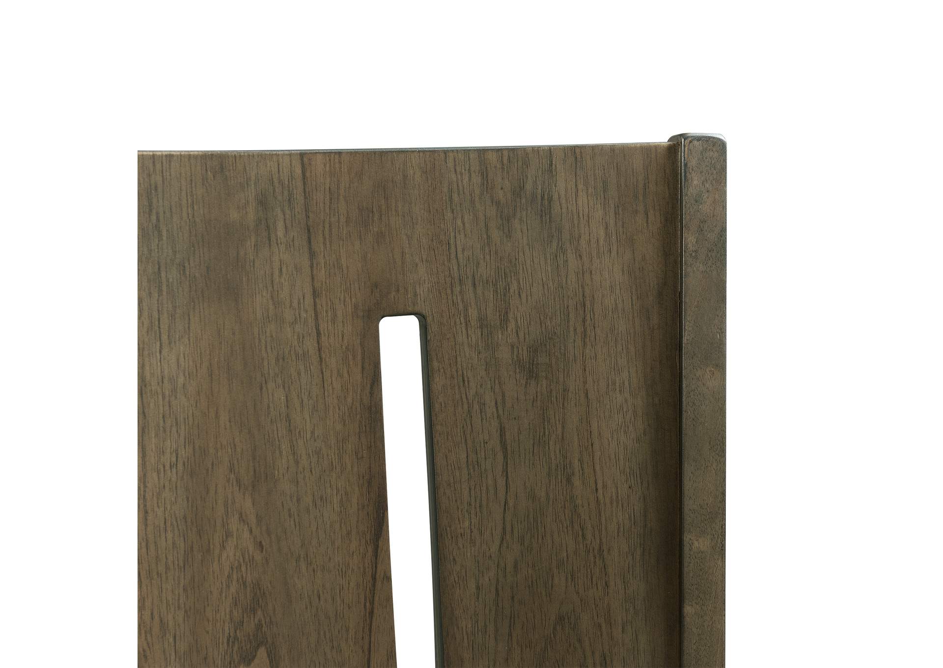 Cato Keyhole Panel Back Side Chair Grey Color 2 Per Pack,Elements
