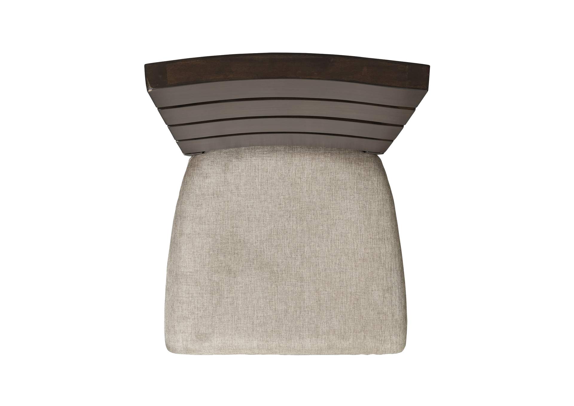 Cato Slat Back Side Chair Grey Color 2 Per Pack,Elements