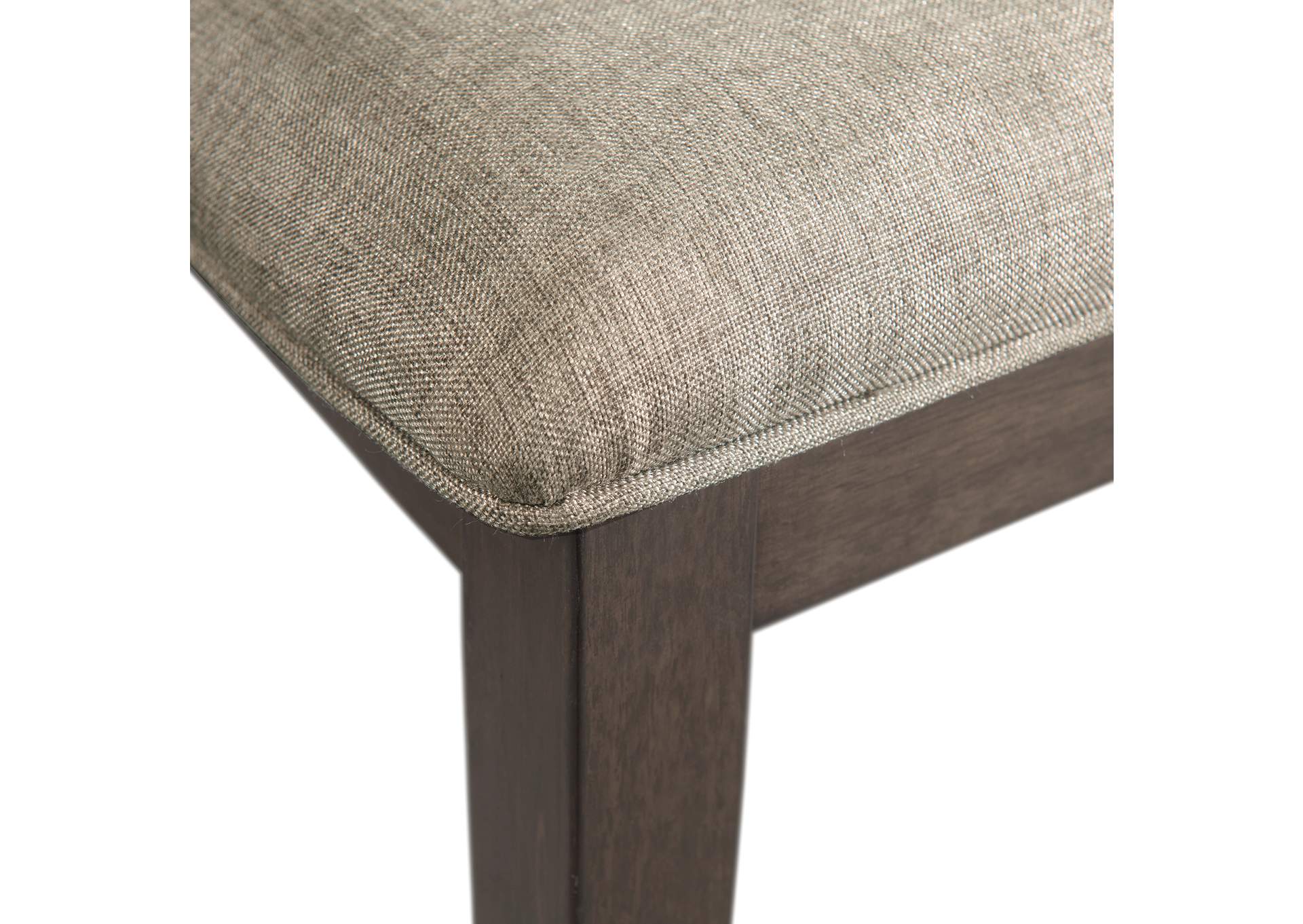 Cato Slat Back Side Chair Grey Color 2 Per Pack,Elements
