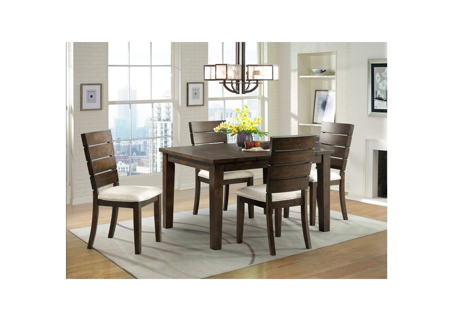 Cato Dining Table With 2 18 Leaves,Elements