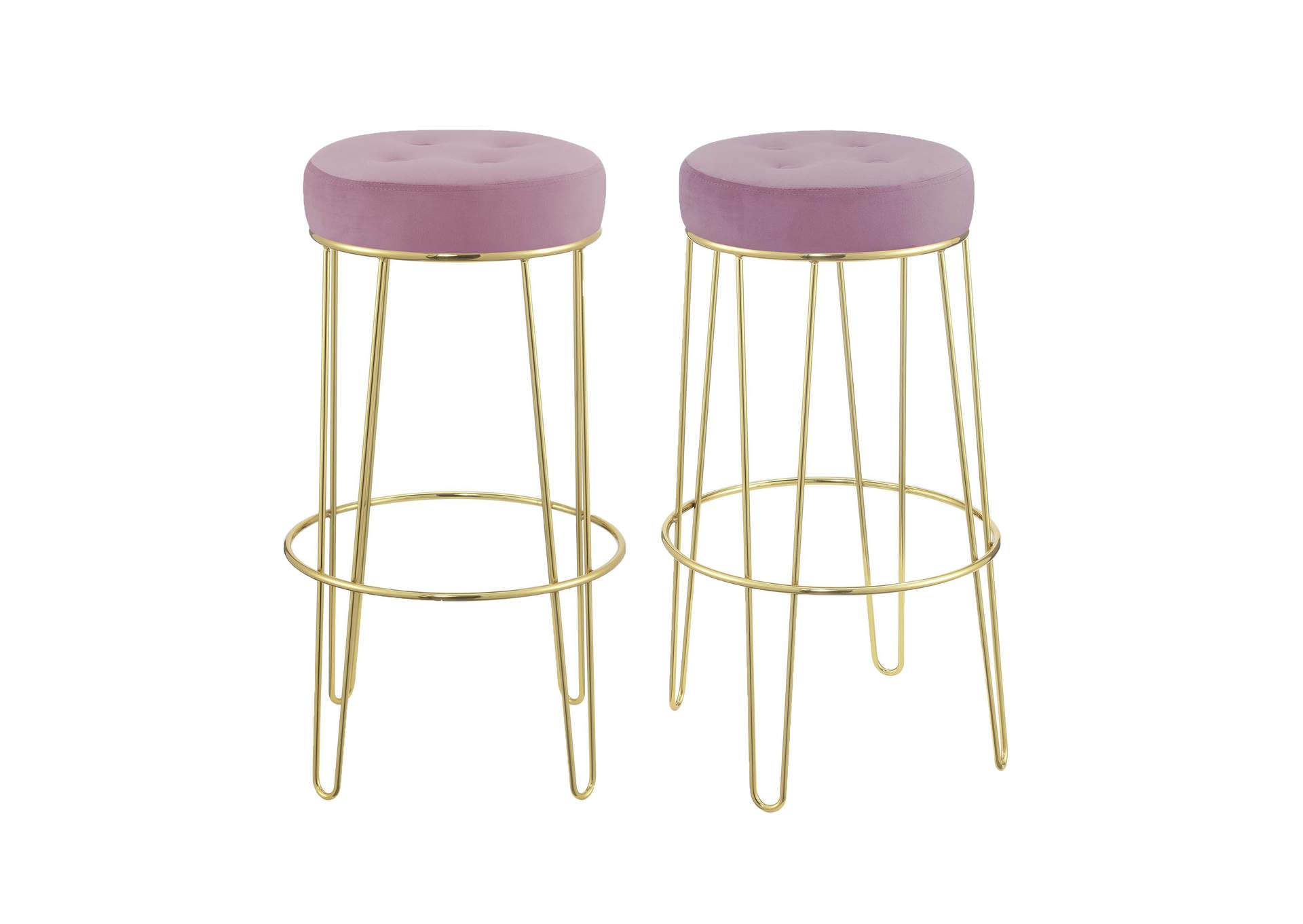 Cayman Gold Leg Bar Stool D6238 In Broadway Blush 2 Pcs Per Carton,Elements