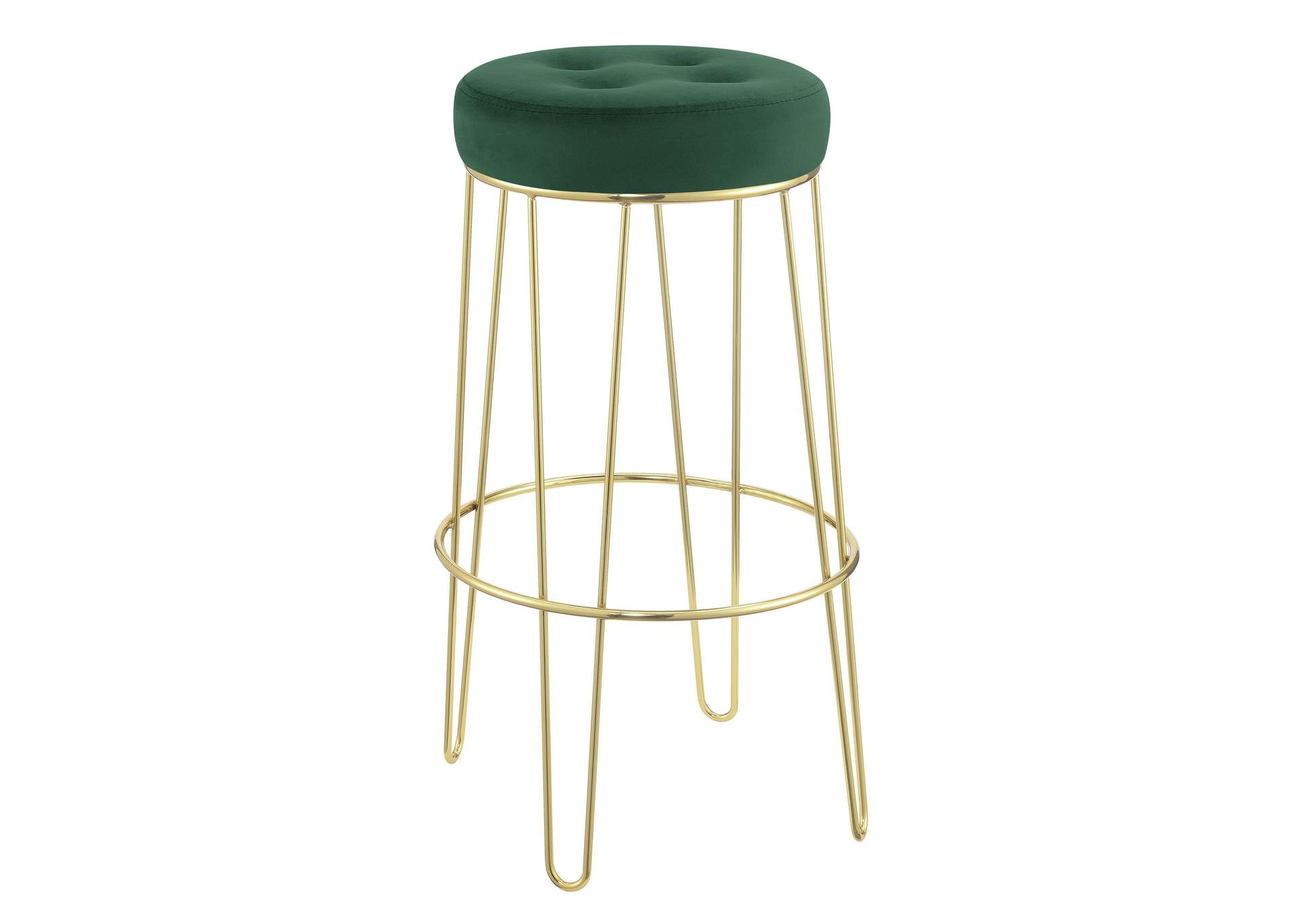 Cayman Gold Leg Bar Stool D6238 In Broadway Emerald 2 Pcs Per Carton,Elements