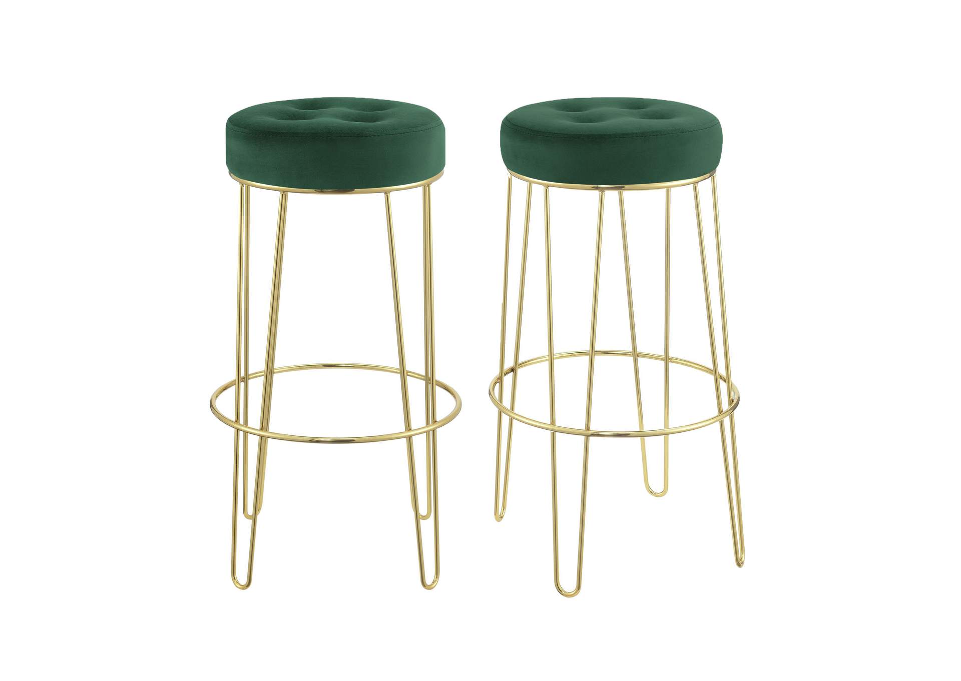 Cayman Gold Leg Bar Stool D6238 In Broadway Emerald 2 Pcs Per Carton,Elements