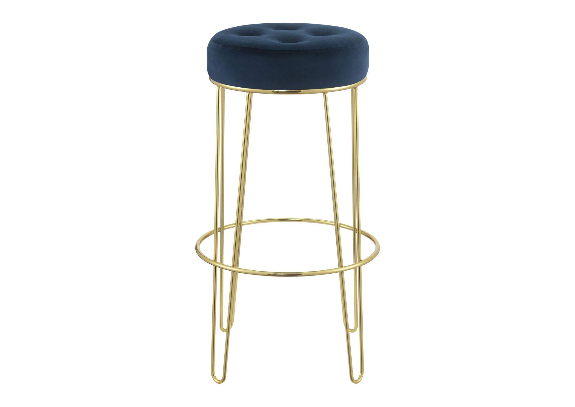 Cayman Gold Leg Bar Stool D6238 In Broadway Navy 2 Pcs Per Carton,Elements