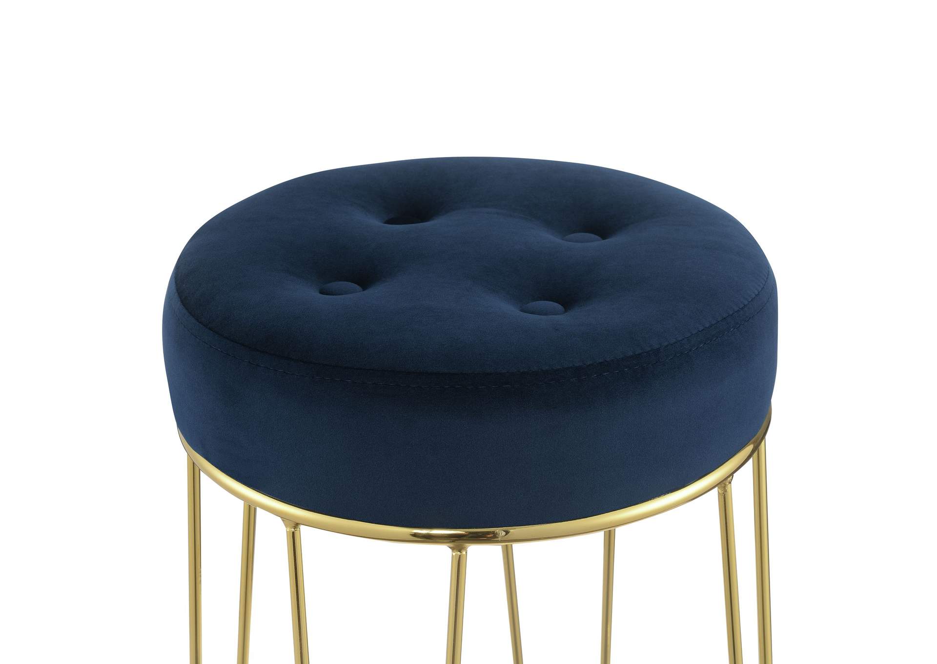 Cayman Gold Leg Bar Stool D6238 In Broadway Navy 2 Pcs Per Carton,Elements