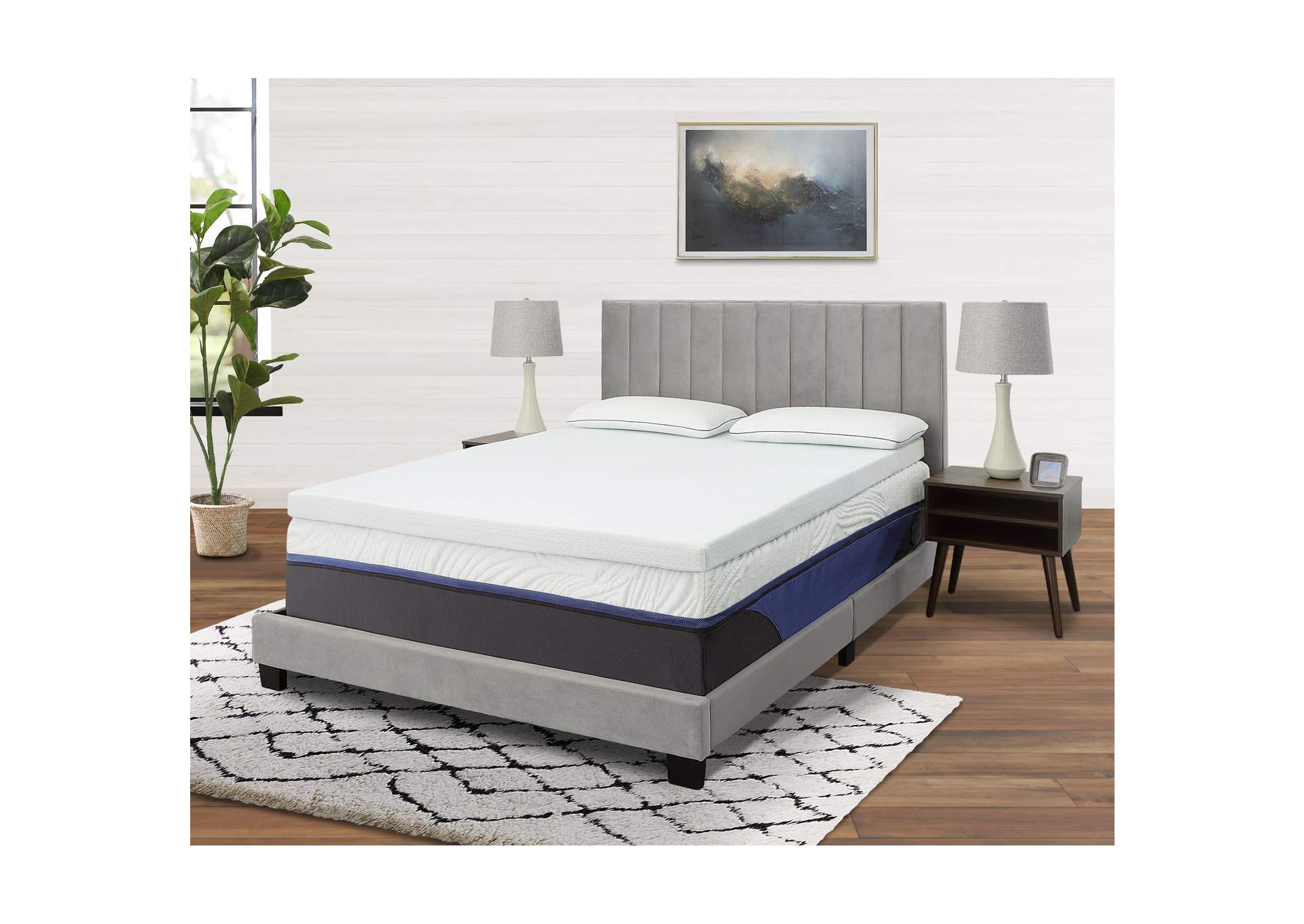 Sleep Butterfly Queen 3 Center Zoned Topper,Elements