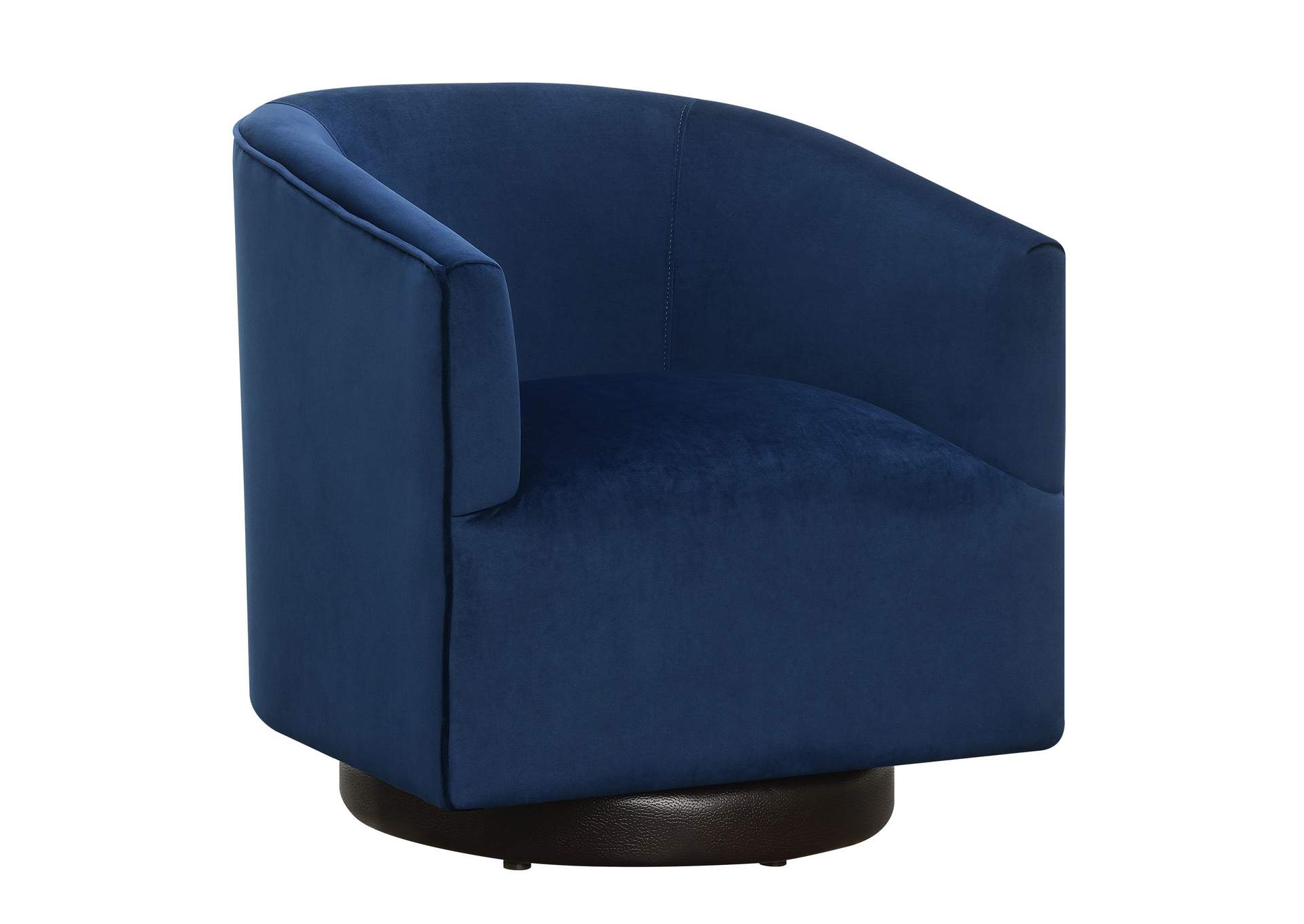 Charlotte Swivel Chair In Broadway Navy,Elements