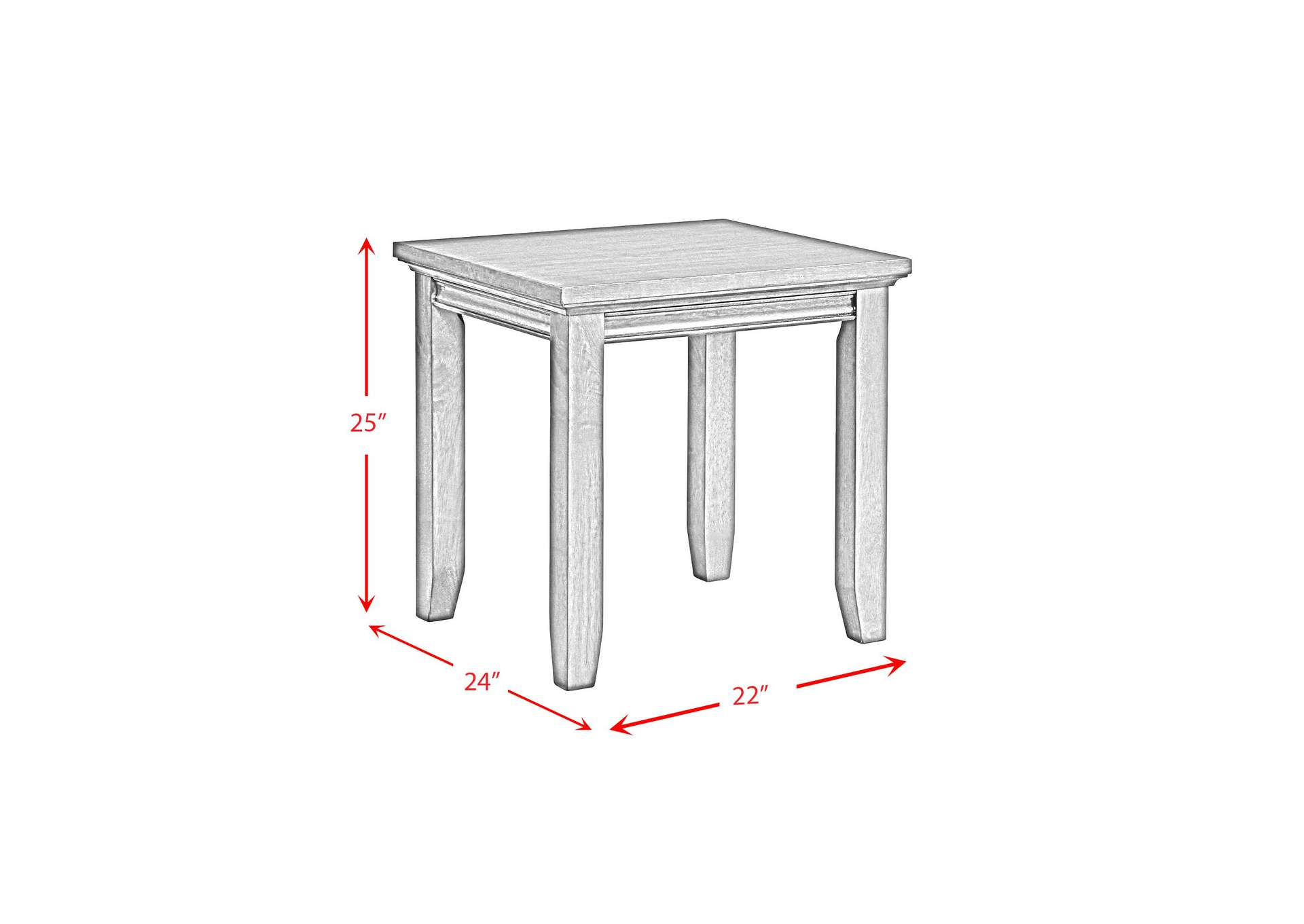 Chatham 2 Piece Occasional Table Set In Cherry - Coffee Table End Table,Elements