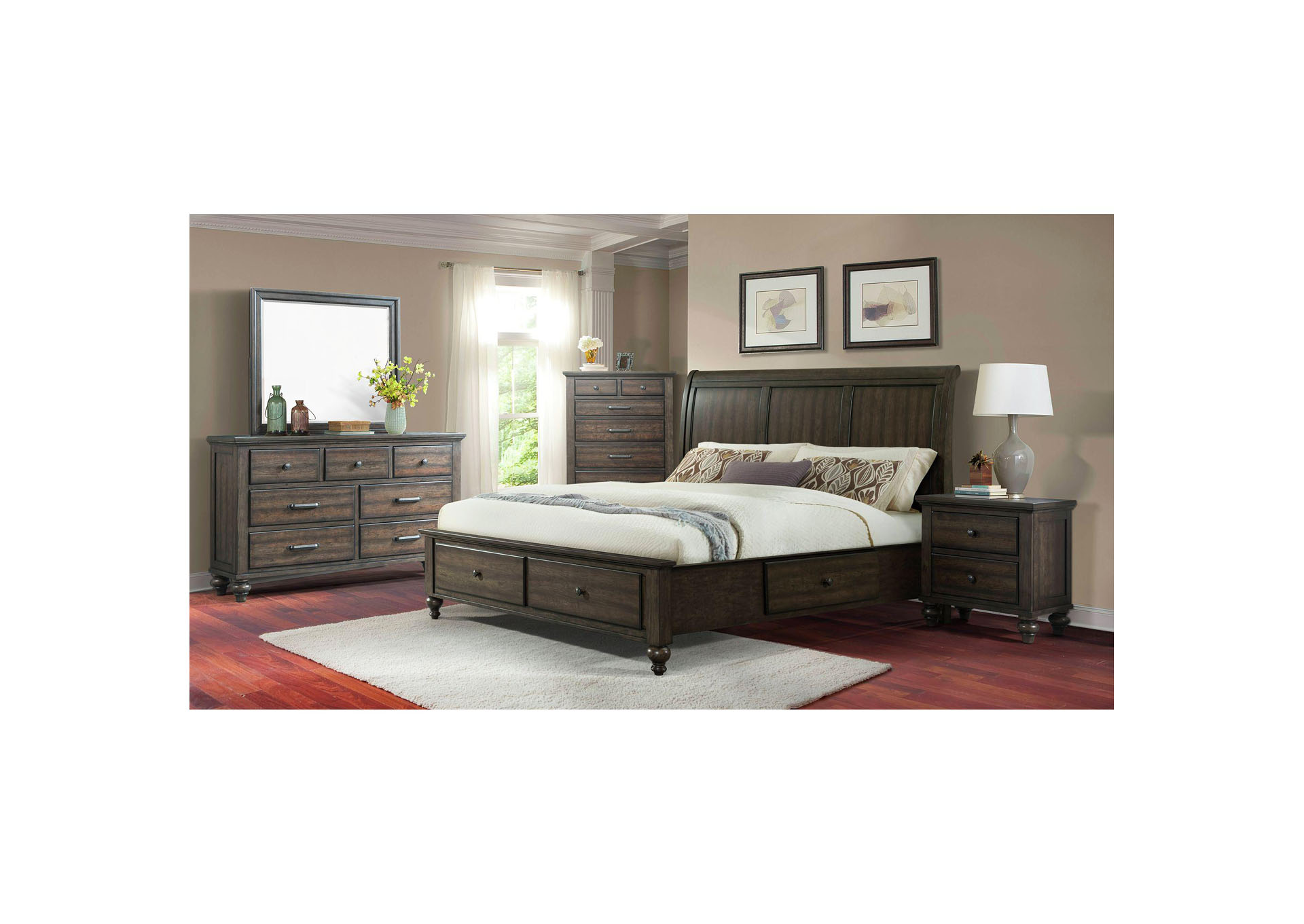 Chatham King 4 - Drawer Storage Bed,Elements