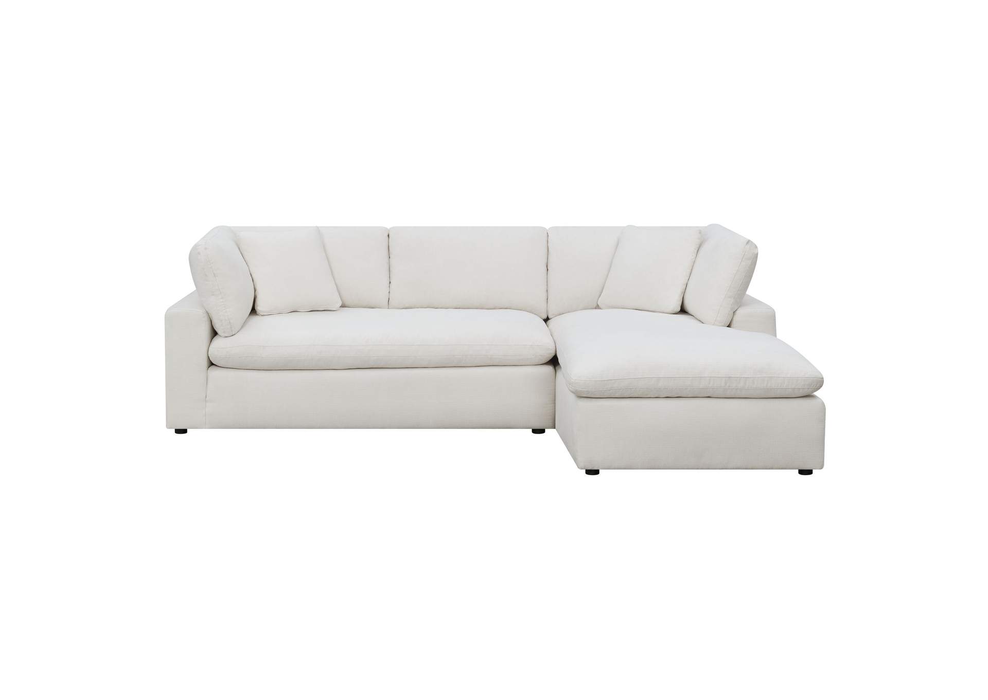 Cloud 9 Chaise Right Hand Facing Chaise In Garrison Cotton,Elements