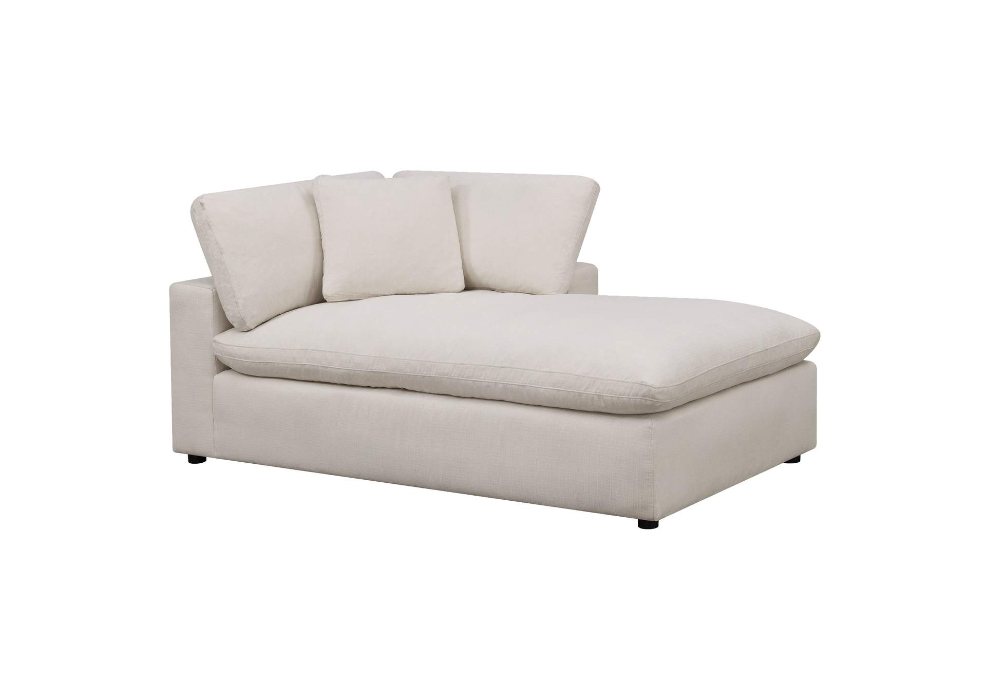 Cloud 9 Left Hand Facing Chaise In Aria Natural,Elements