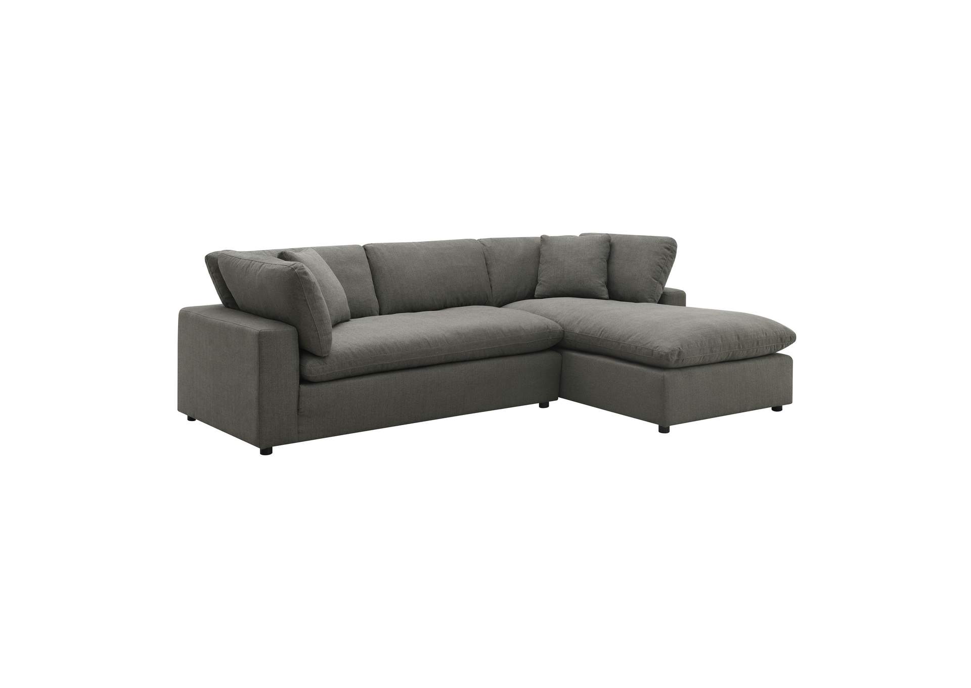 Cloud 9 Right Hand Facing Chaise In Garrison Charcoal,Elements