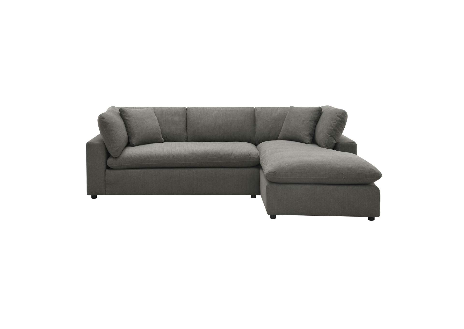 Cloud 9 Right Hand Facing Chaise In Garrison Charcoal,Elements