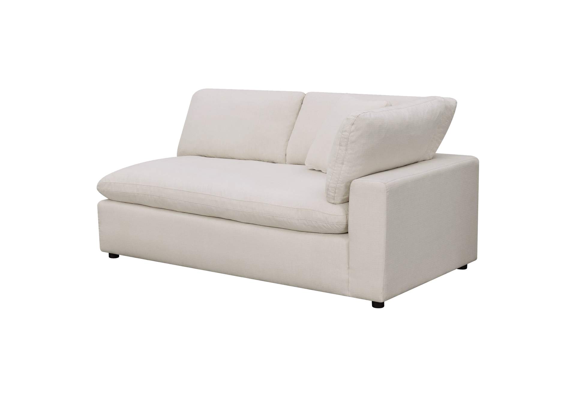 Cloud 9 Right Hand Facing Loveseat In Aria Natural,Elements