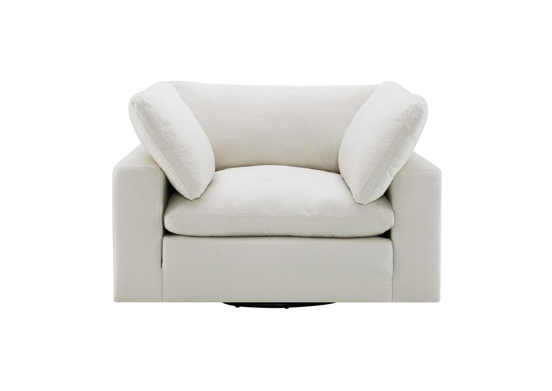 Cloud 9 Swivel Chair In Garrison Cotton,Elements