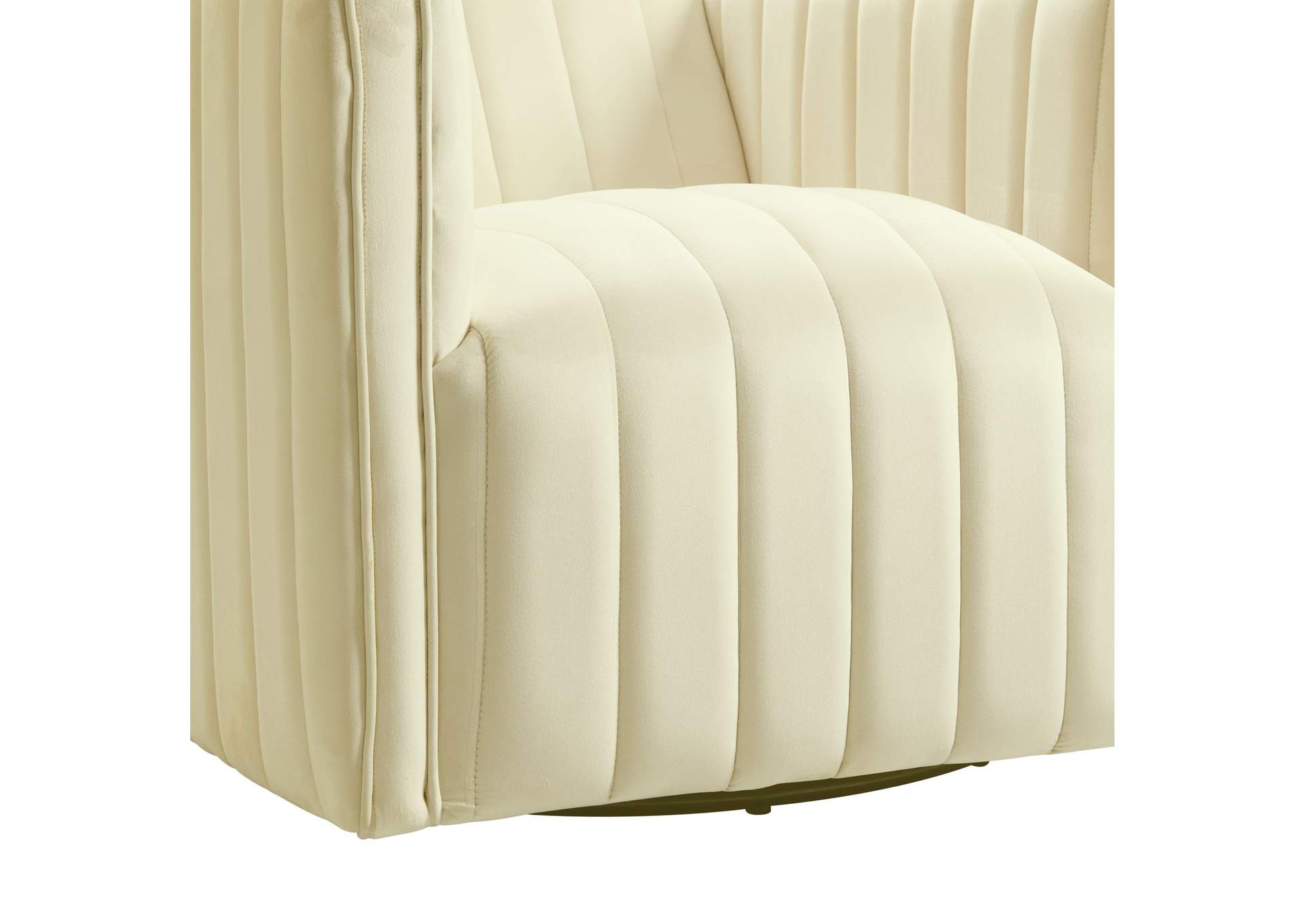 Cobra Swivel Chair In Mercer Cream,Elements