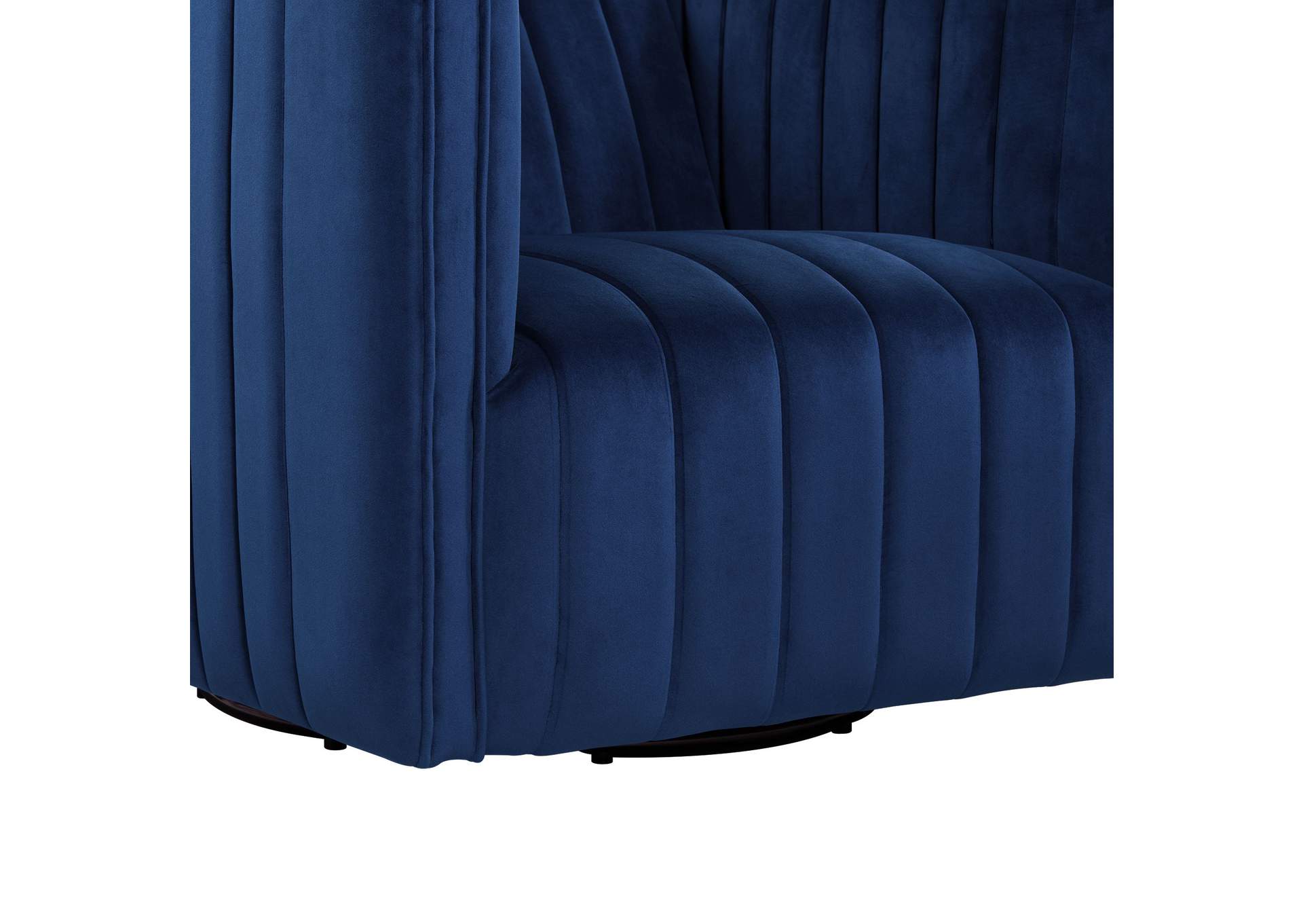 Cobra Swivel Chair In Mercer Navy,Elements