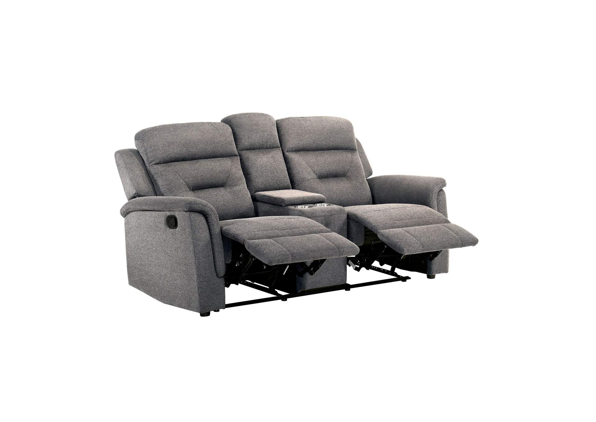 Cologne Motion Loveseat With Console In Belfast Camel,Elements