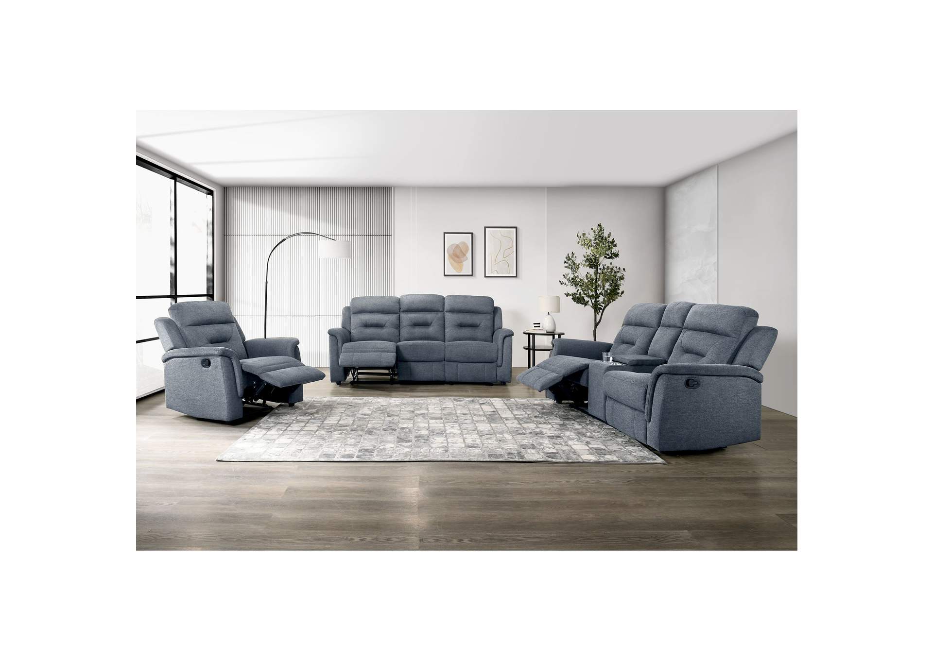 Cologne Motion Sofa In Belfast Charcoal,Elements