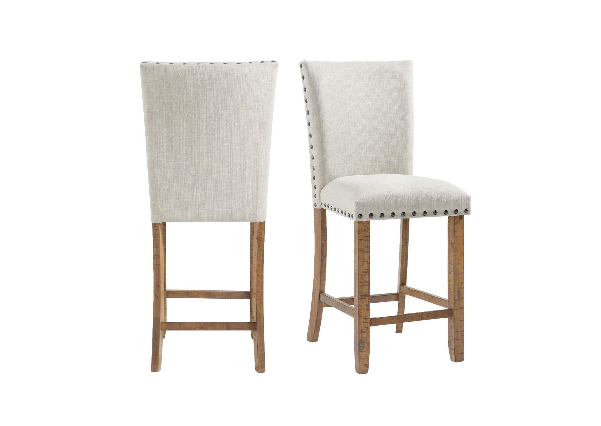 Colorado Counter Parson Chair With Nailhead Trim In Natural 2 Per Carton,Elements