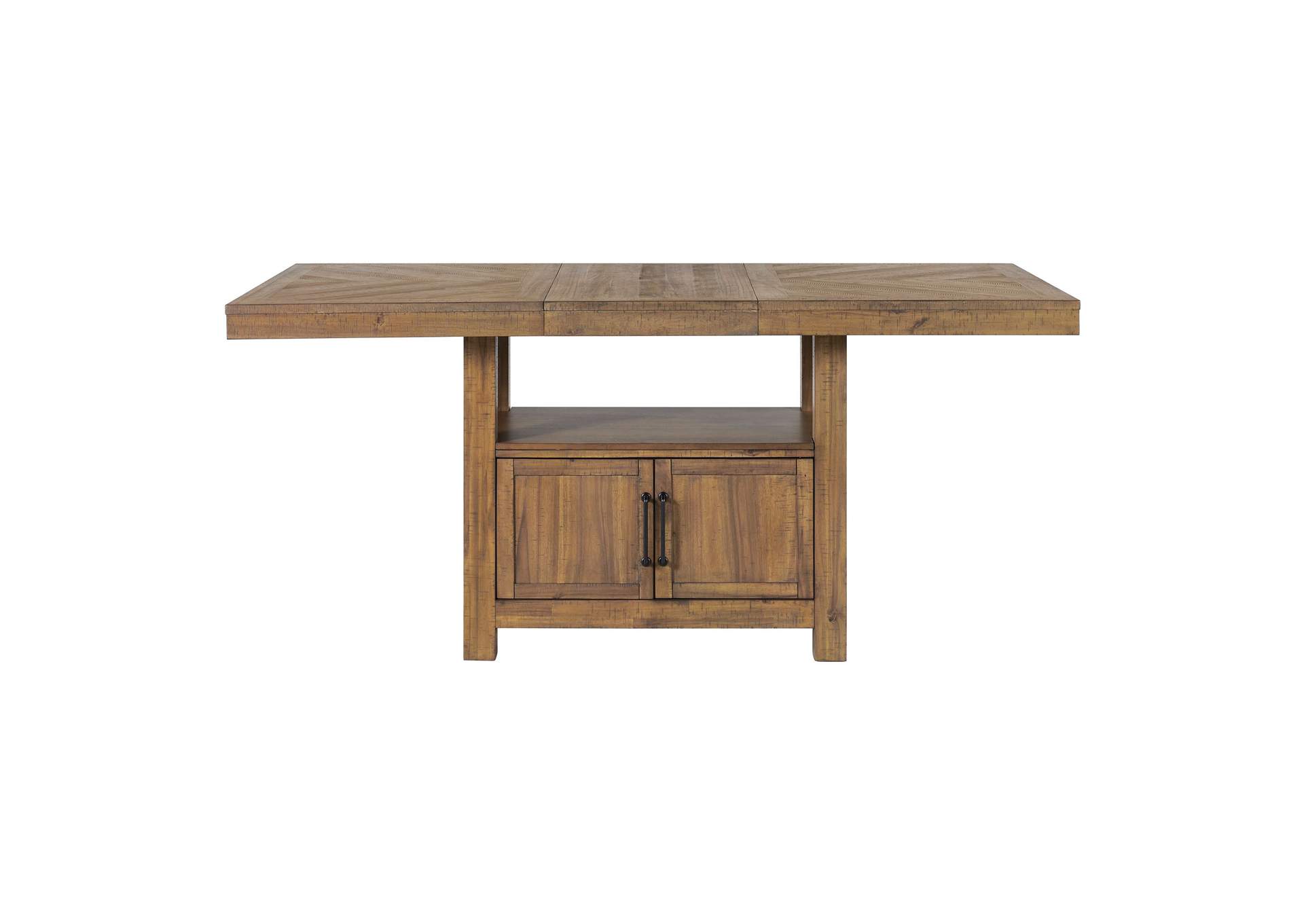 Colorado Counter Table With Metal Nuts In Natural,Elements