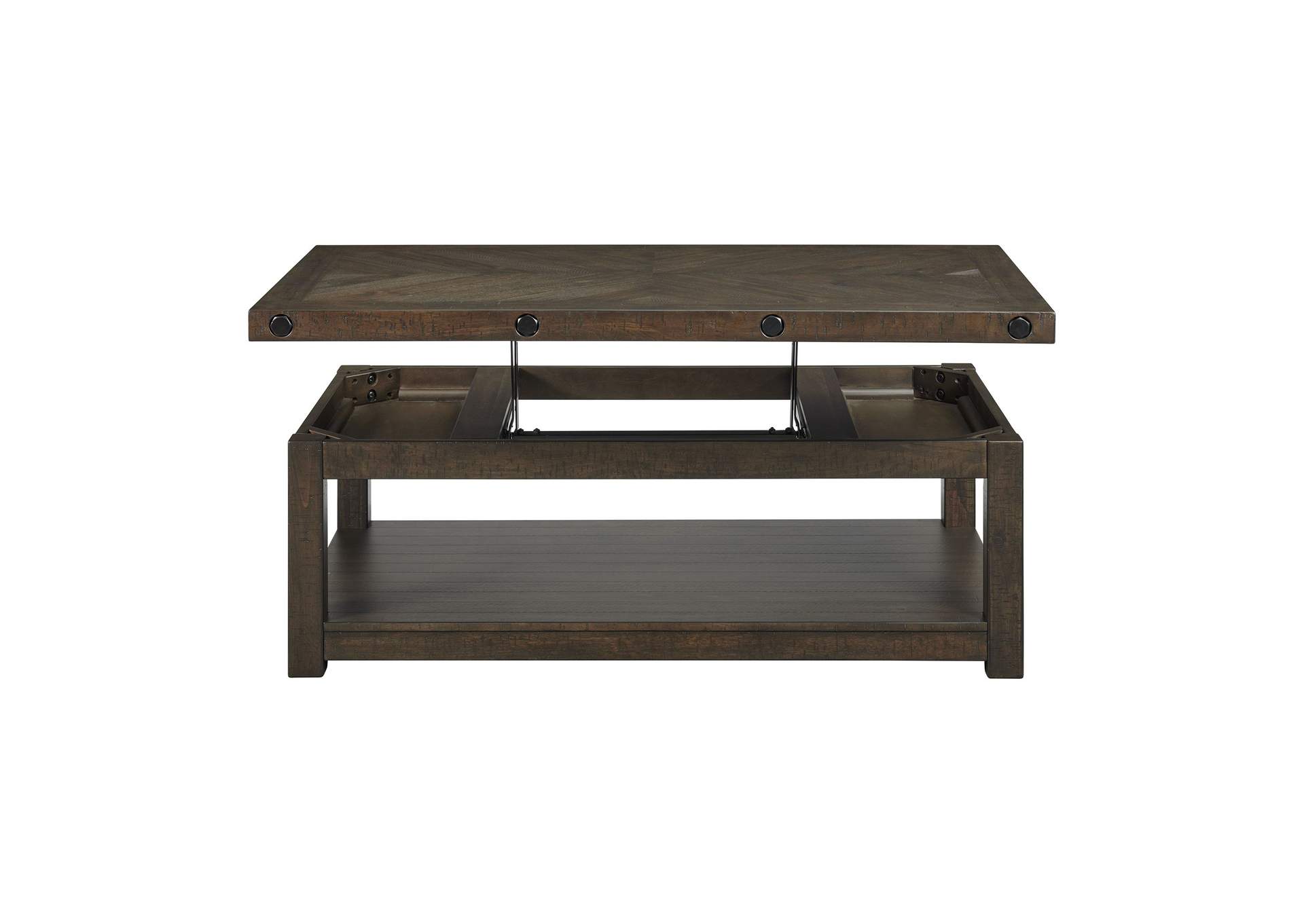 Colorado Occasional Coffee Table With Lift Top Charcoal,Elements