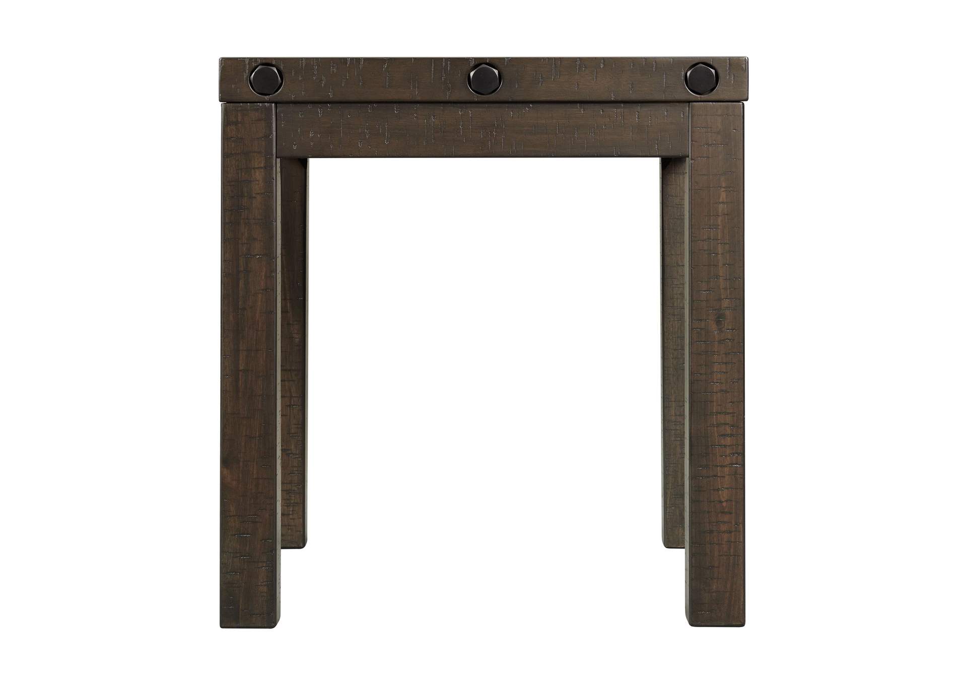 Colorado Occasional End Table With USB - Power Charcoal,Elements