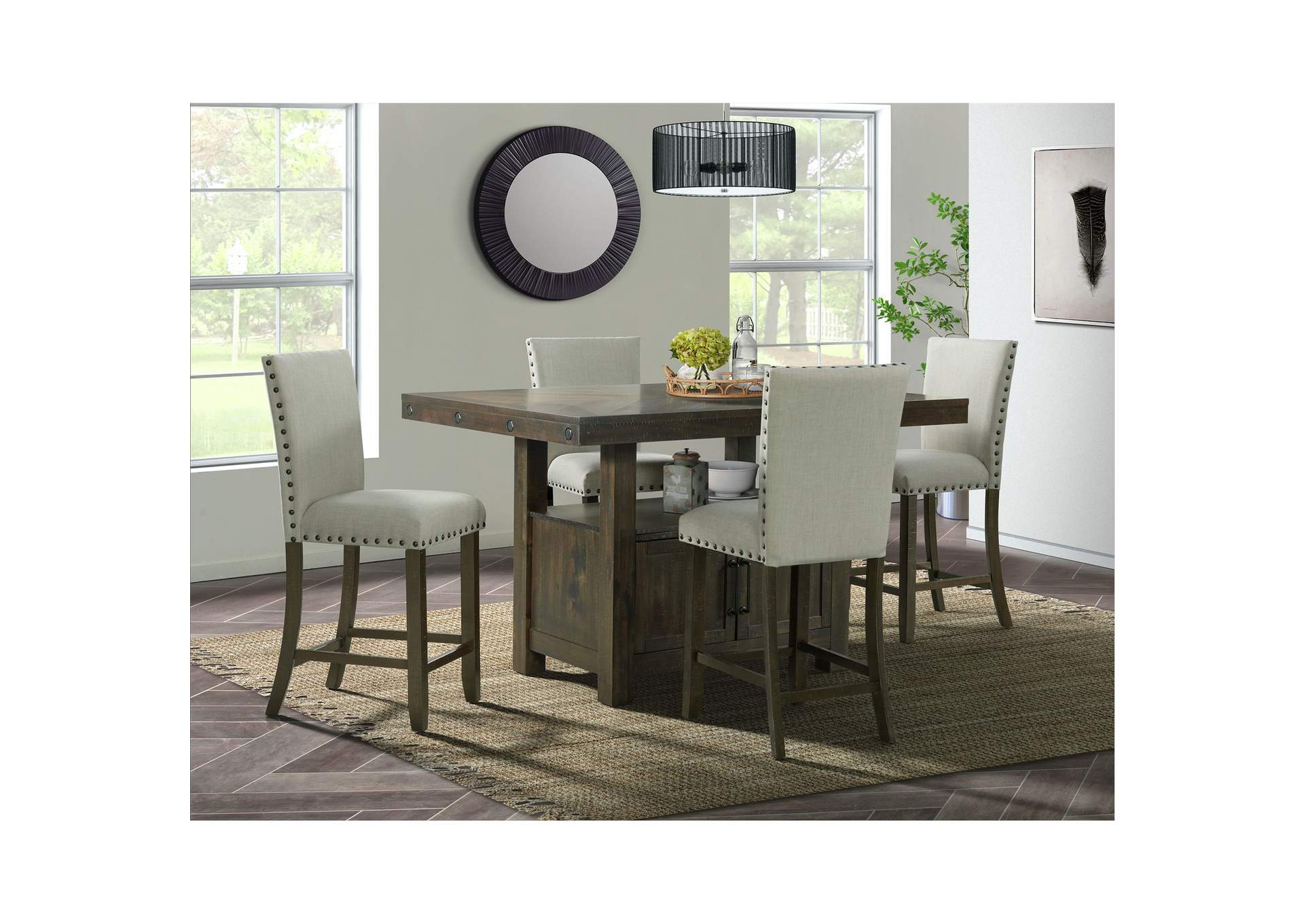 Colorado Counter Parson Chair With Nail 2 Piece Per Pack,Elements
