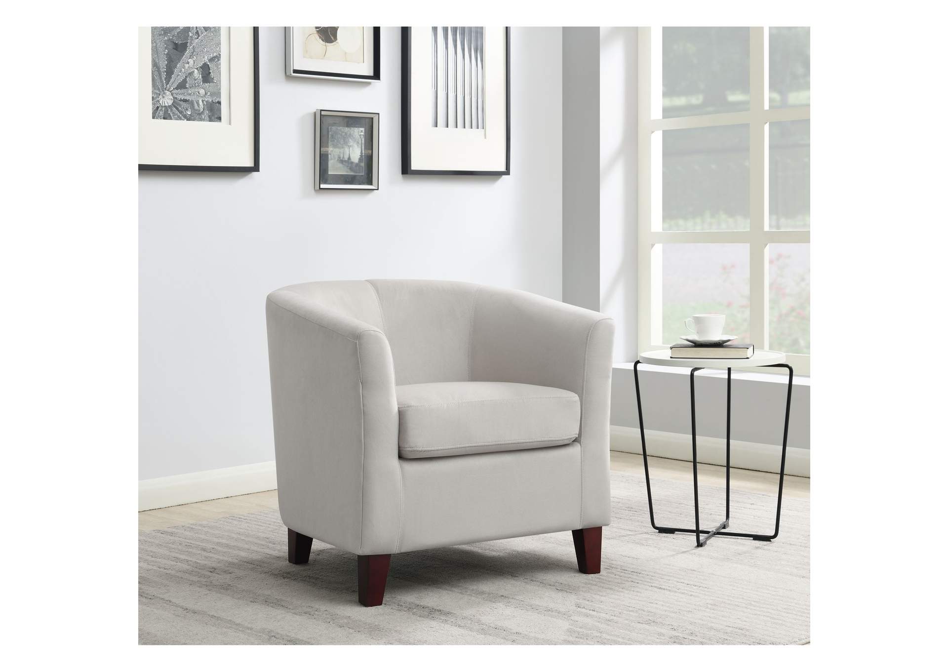 Concord Chair In Ottoman Snow,Elements