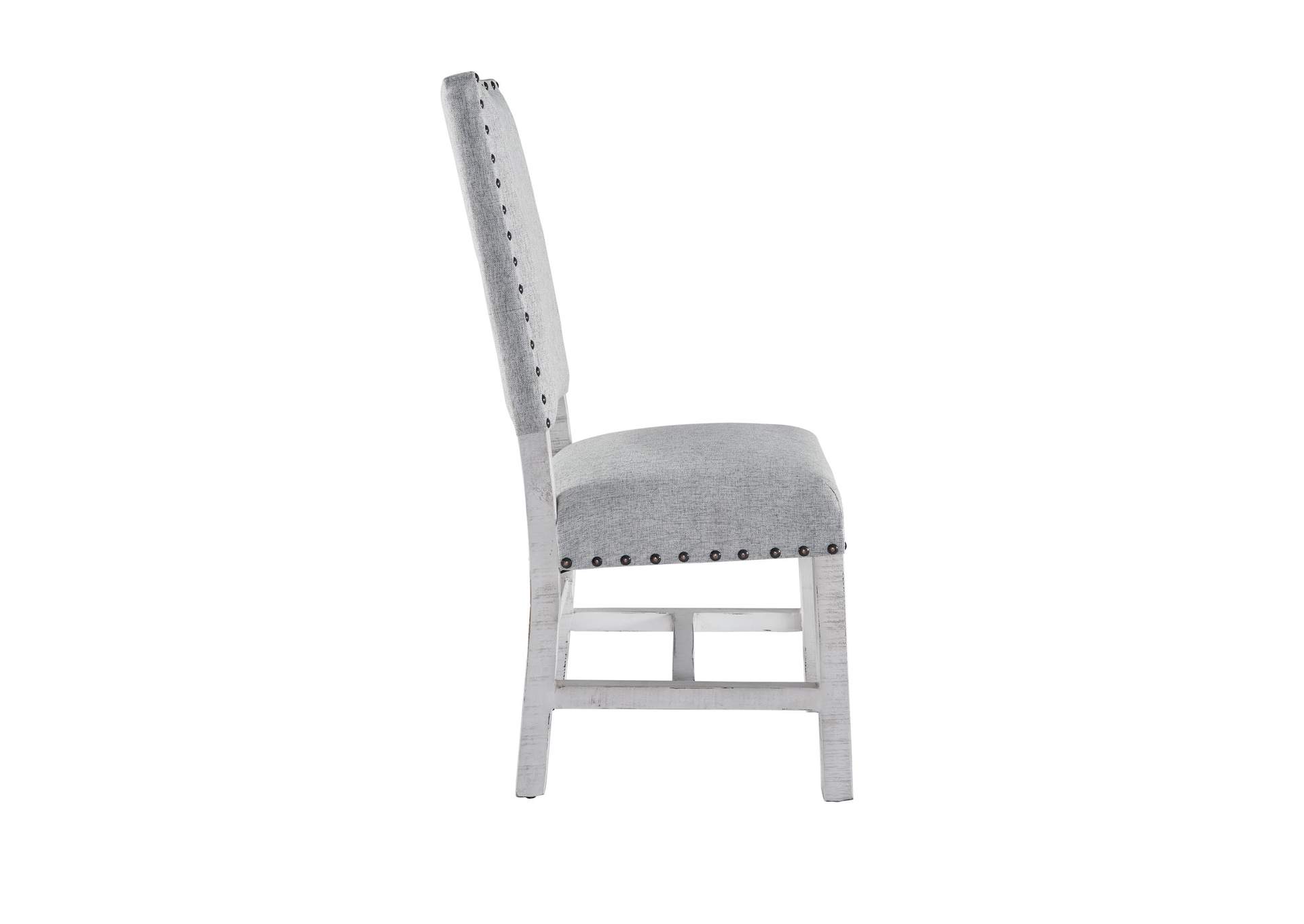 Condesa White Fabric Back Side Chair 2 Per Pack,Elements