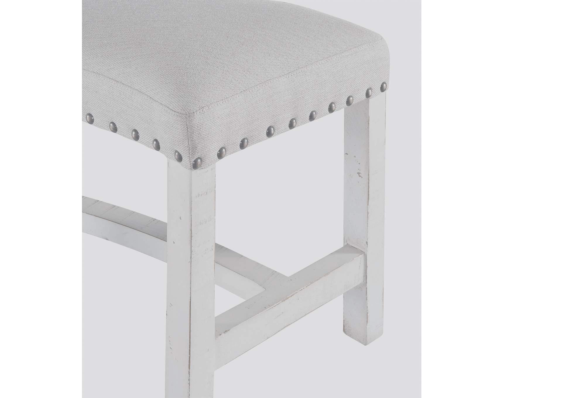 Condesa White Round Bench,Elements