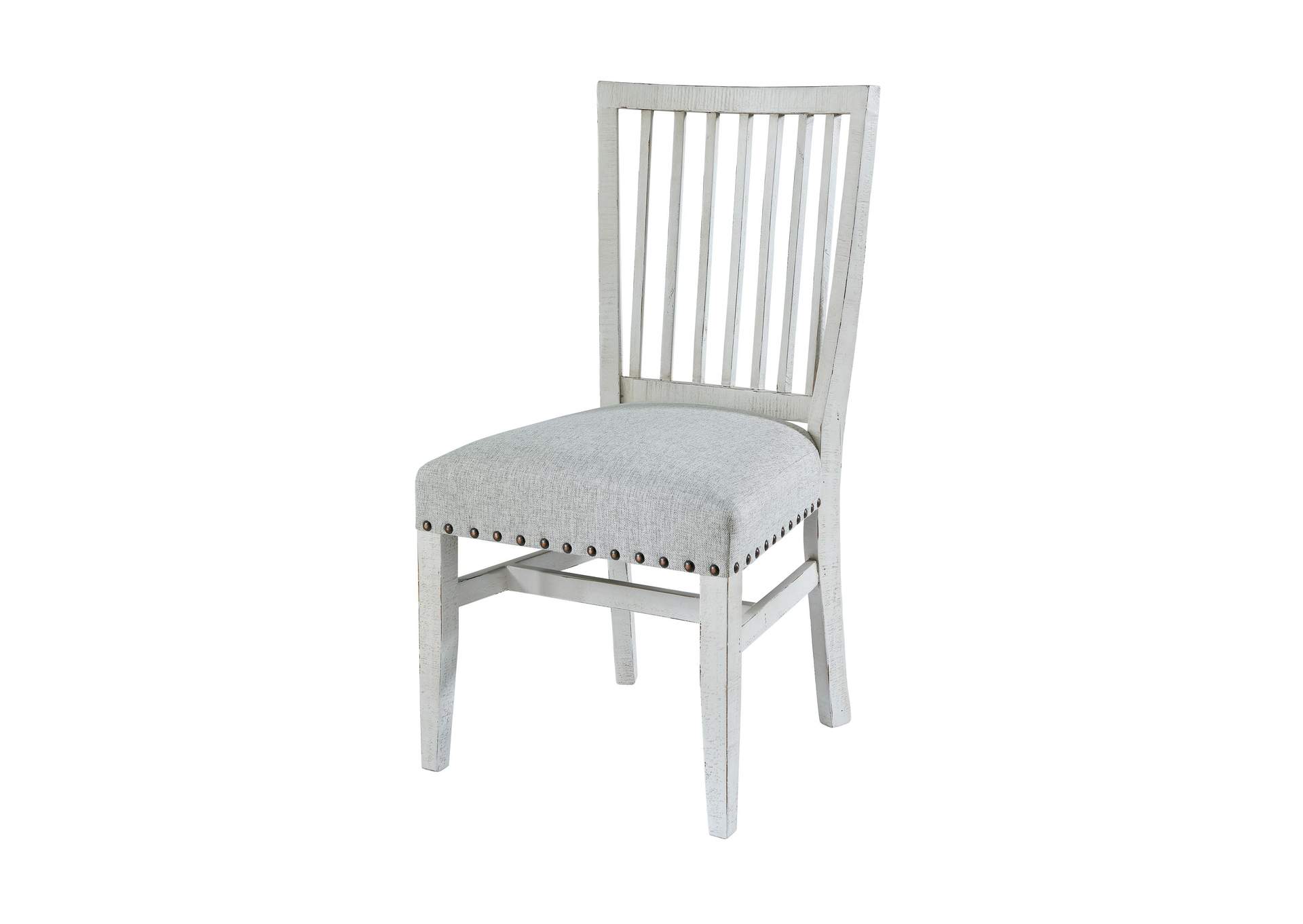 Condesa White Wing Slat Back Side Chair 2 Pcs Per Carton,Elements