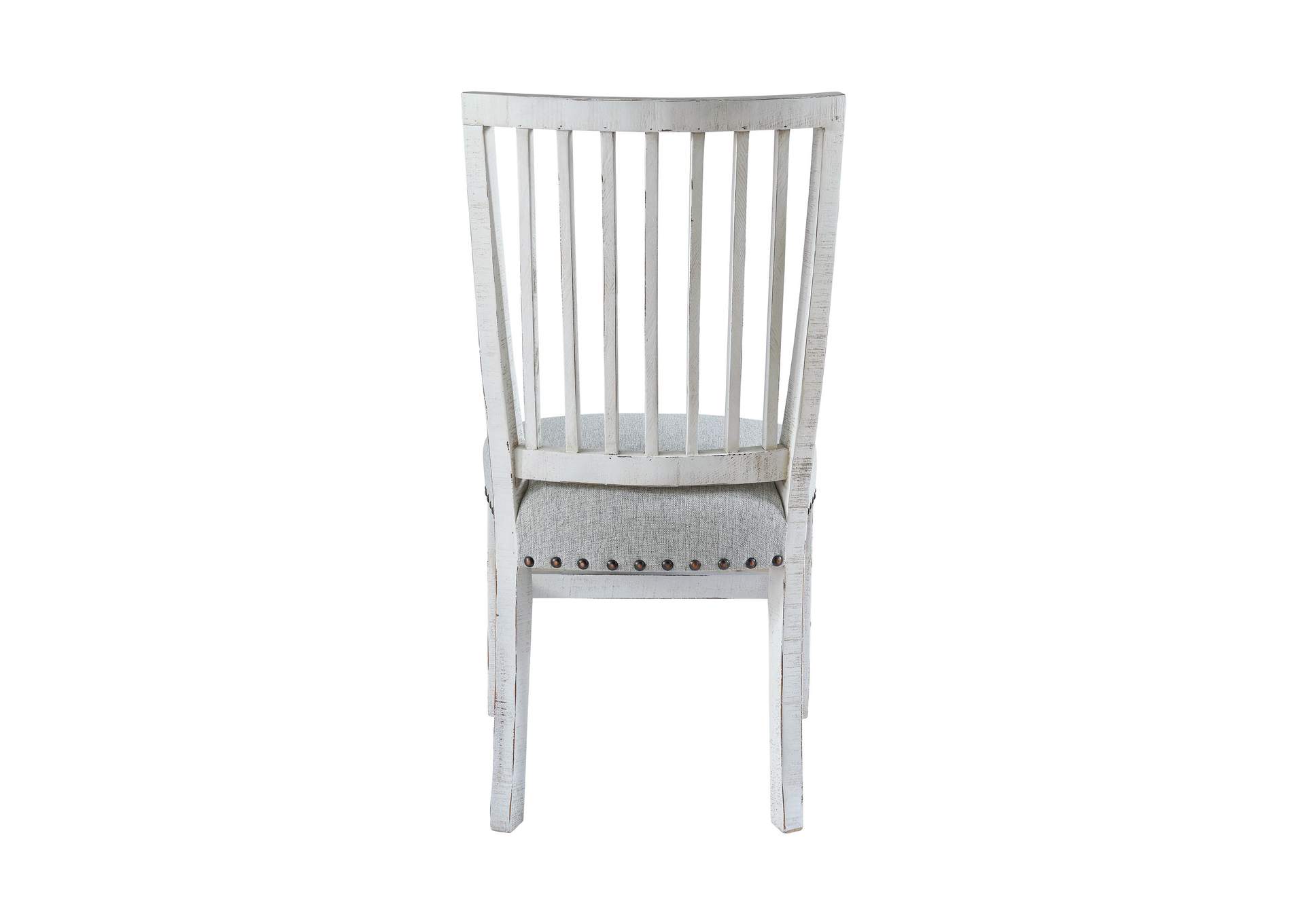 Condesa White Wing Slat Back Side Chair 2 Pcs Per Carton,Elements