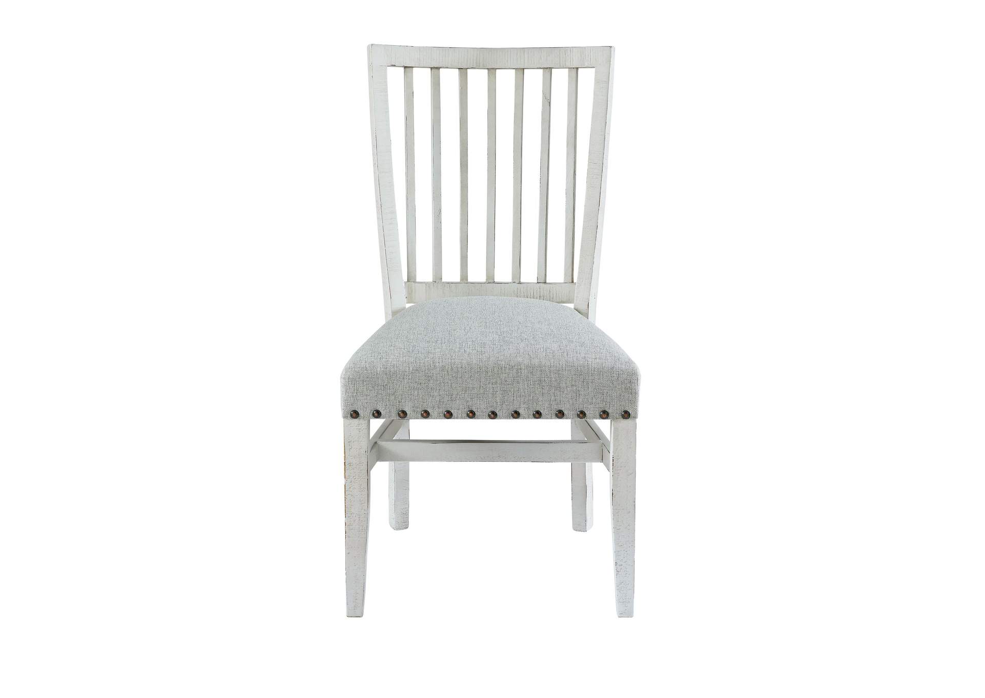 Condesa White Wing Slat Back Side Chair 2 Pcs Per Carton,Elements