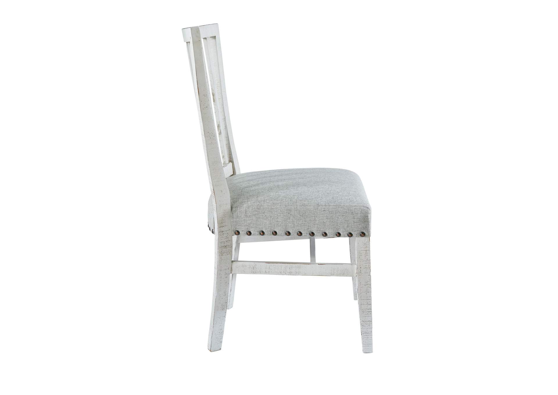 Condesa White Wing Slat Back Side Chair 2 Pcs Per Carton,Elements